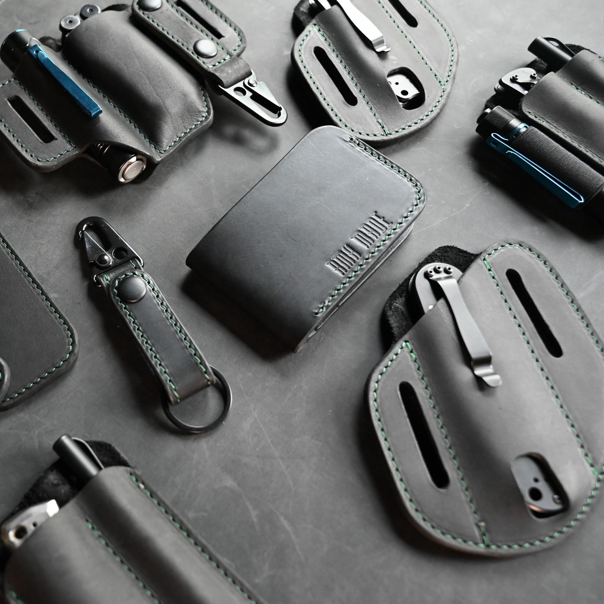 St. Patrick's Day - Black & Green Leather Goods