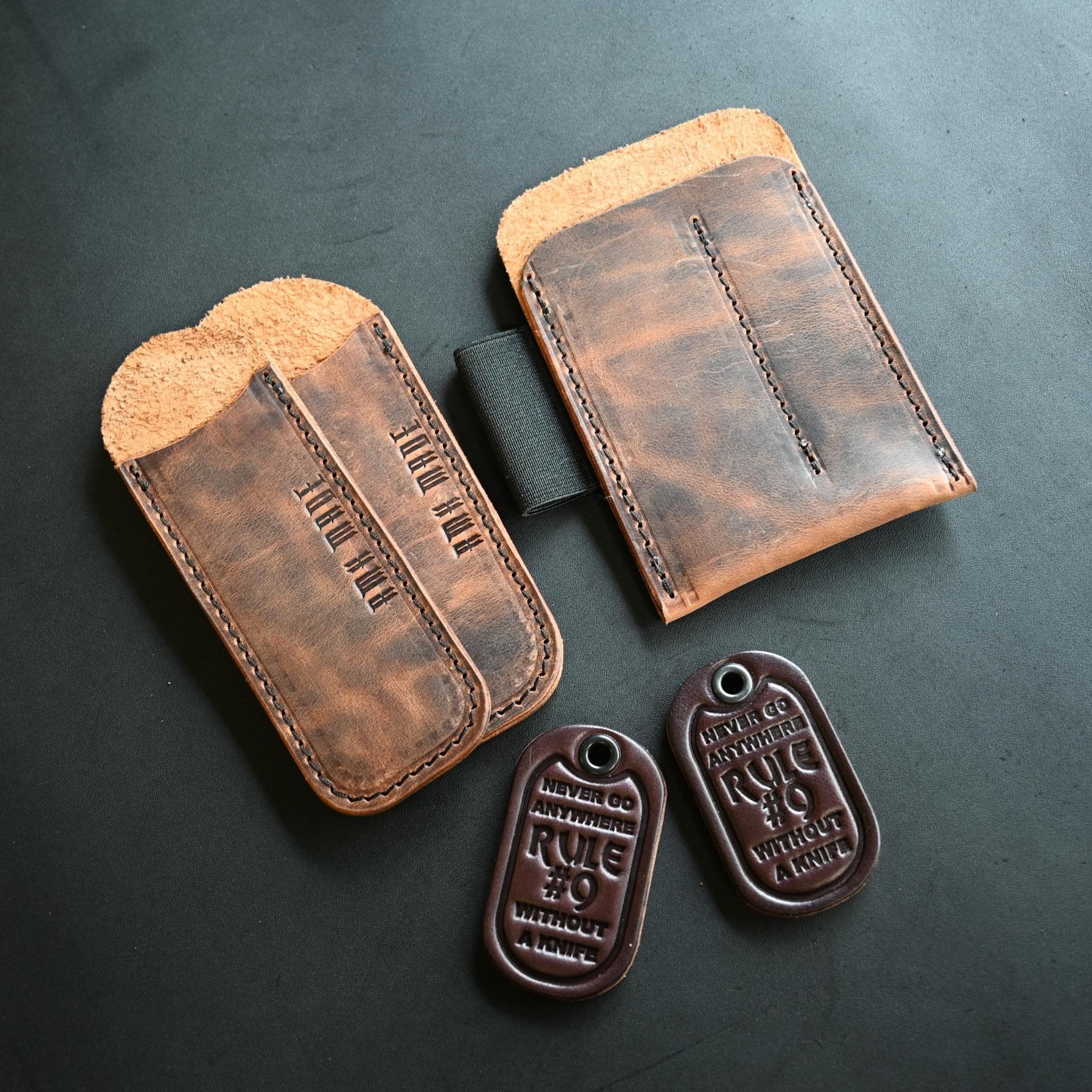 Handmade leather EDC key organizer