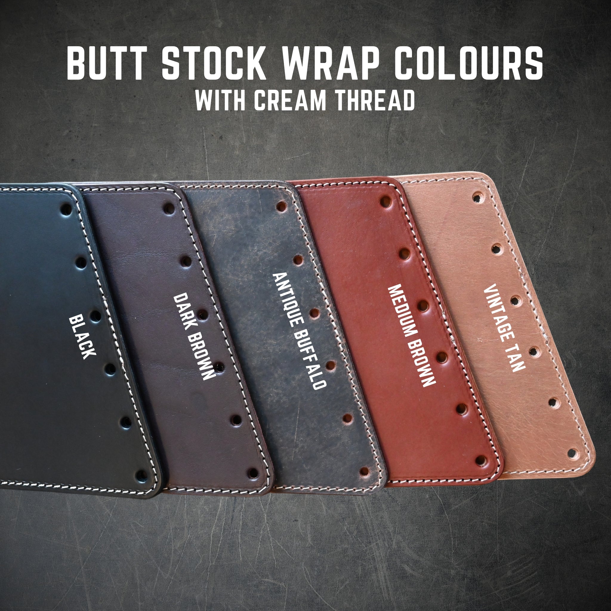 Leather Rifle Butt Stock Wrap