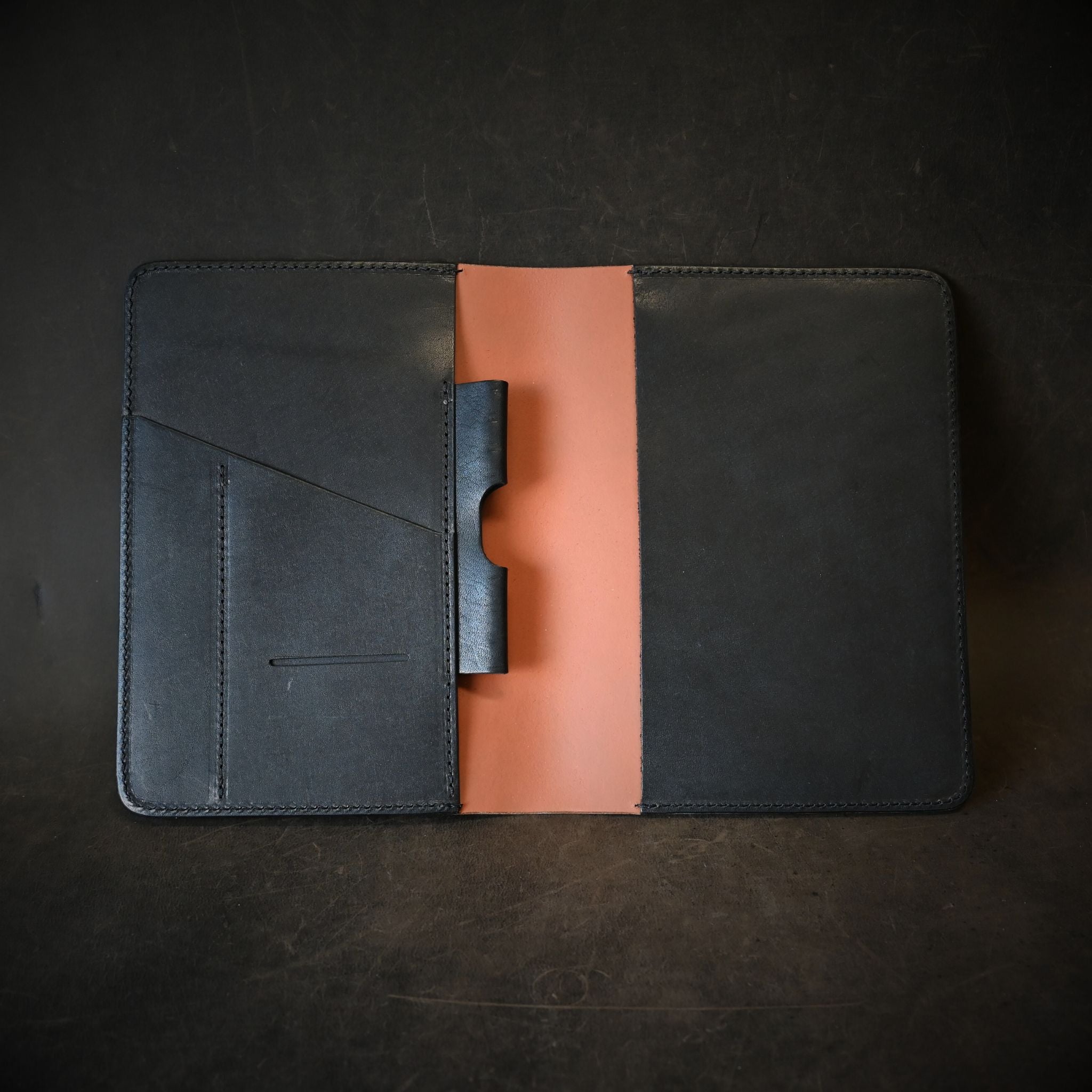 A5 Leather Notebook Cover Saddle Tan