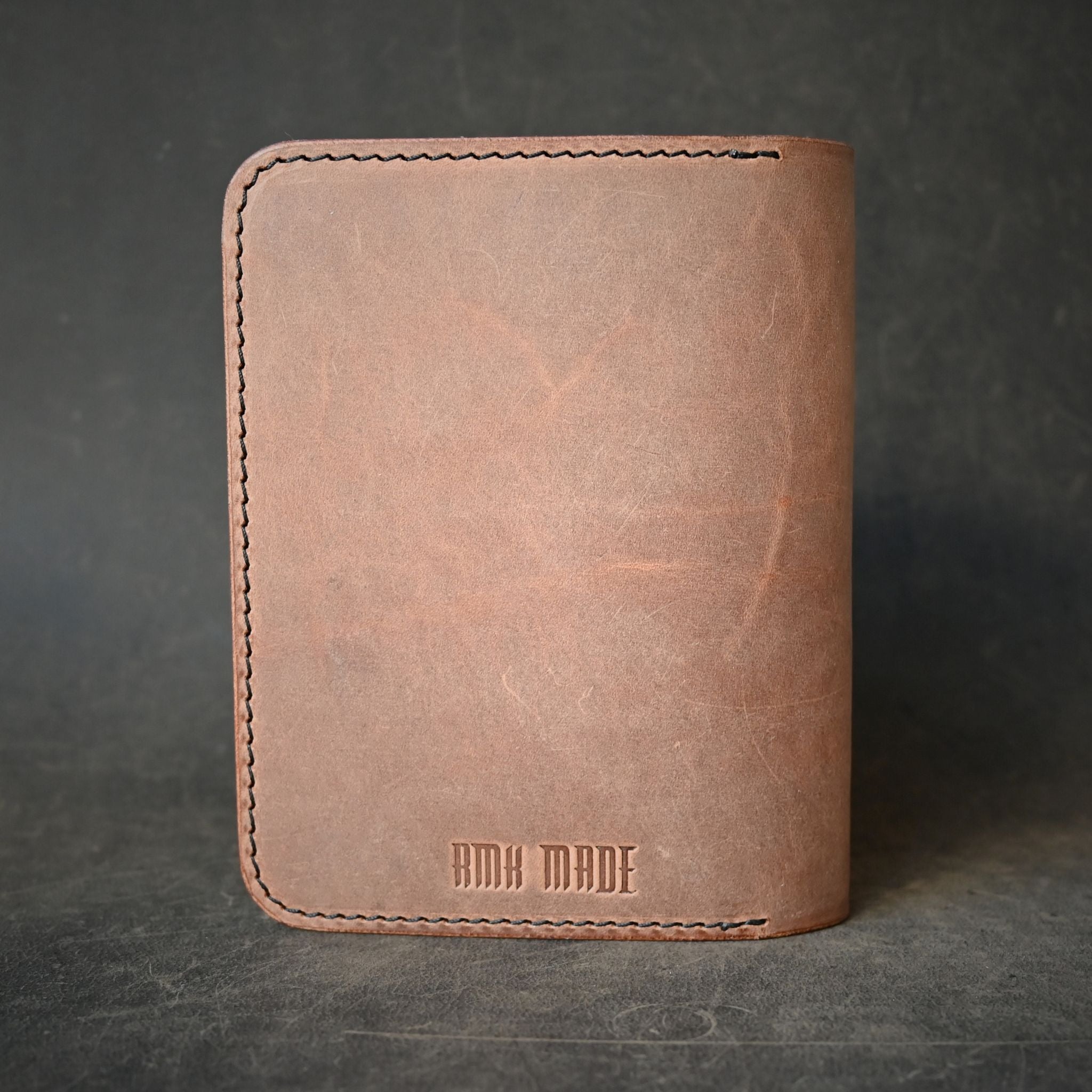 A6 Leather Notebook Cover Crazy Horse Tan