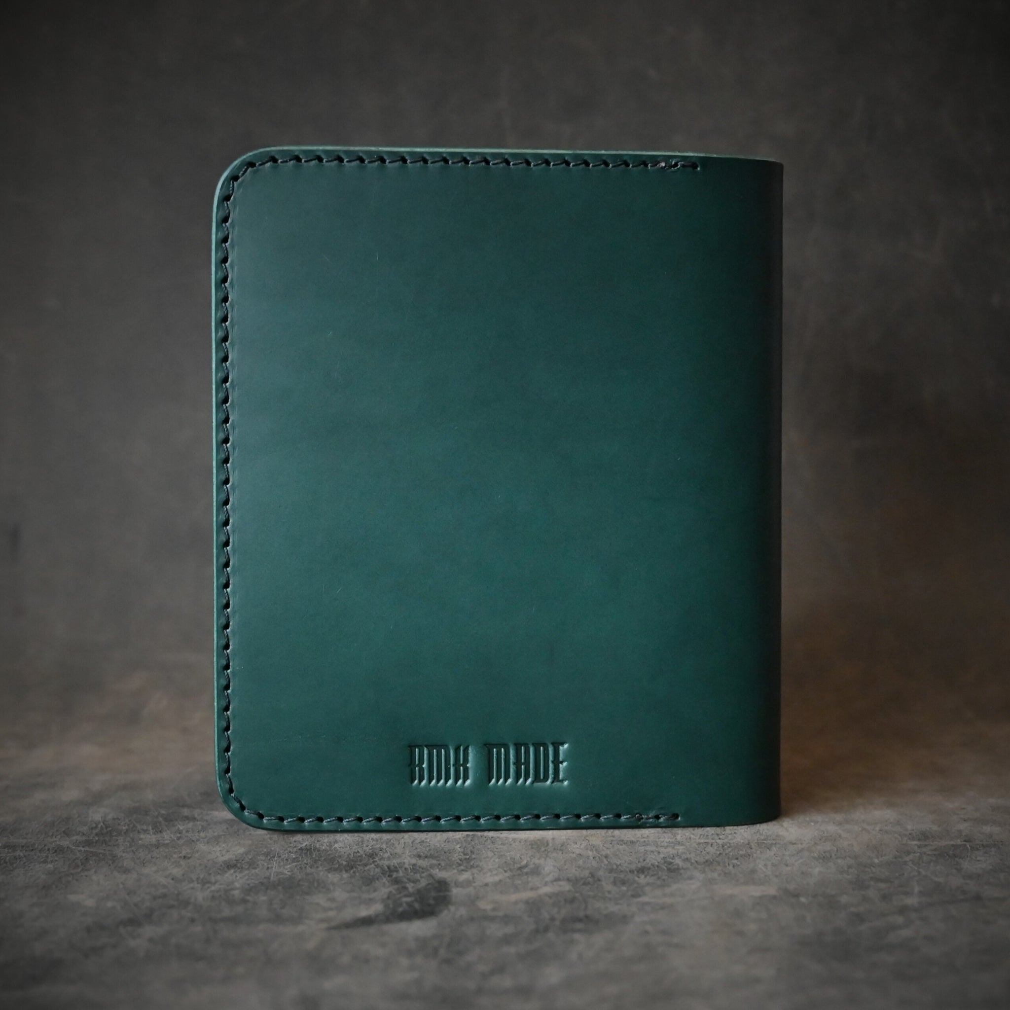 A6 Leather Notebook Cover Green