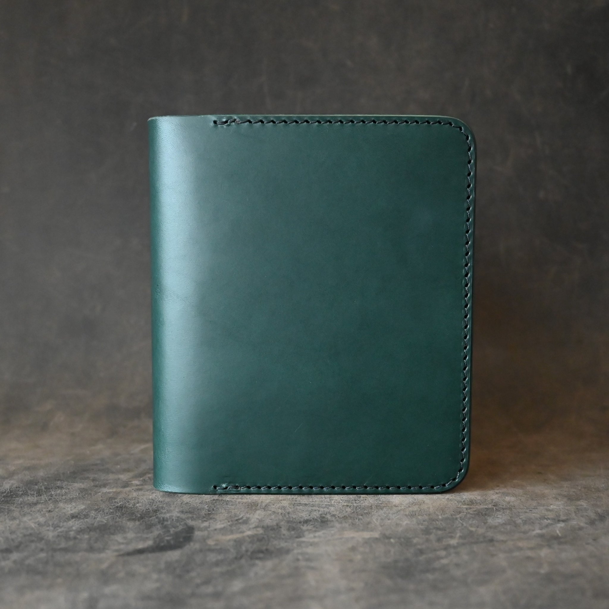 A6 Leather Notebook Cover Green
