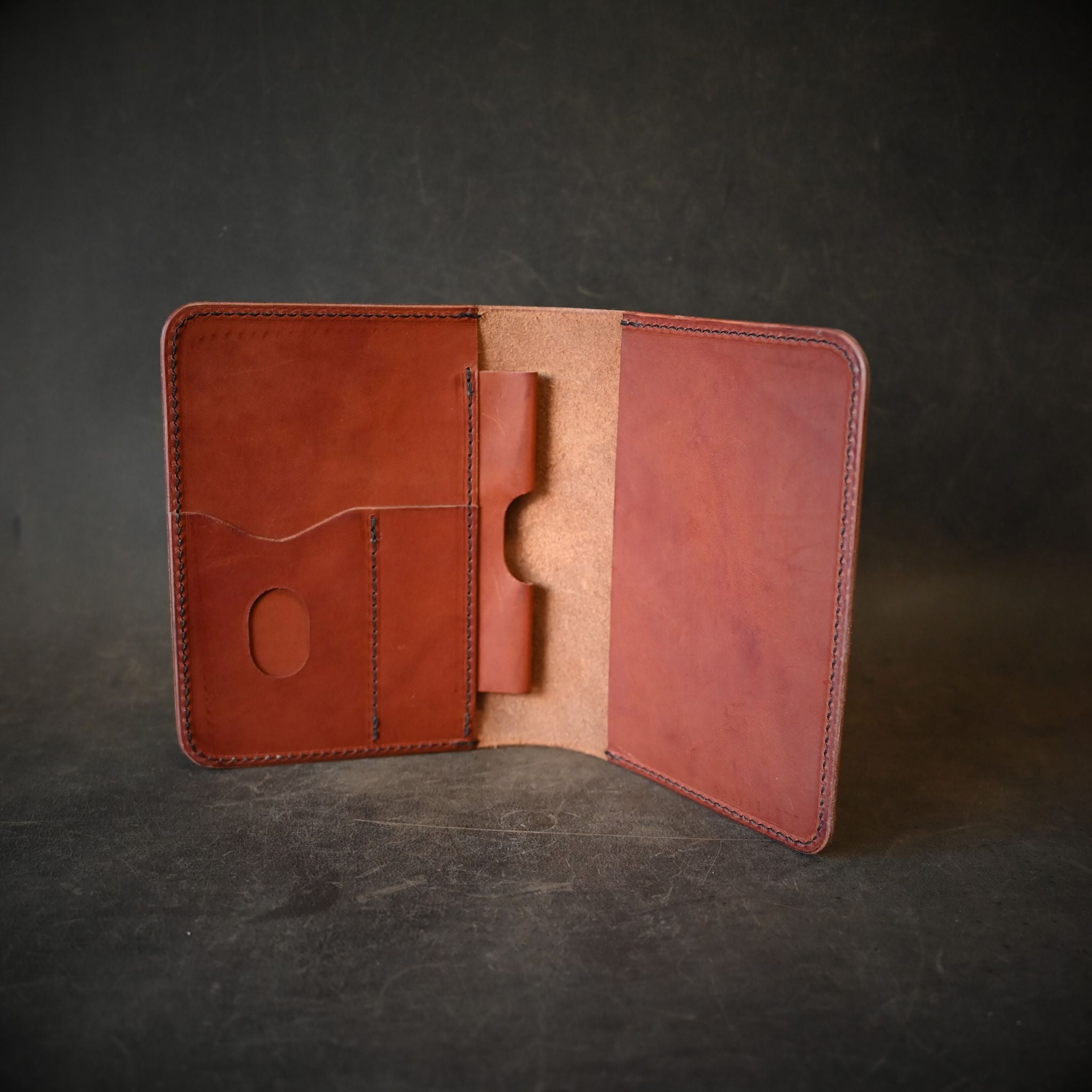 A6 Leather Notebook Cover Whiskey