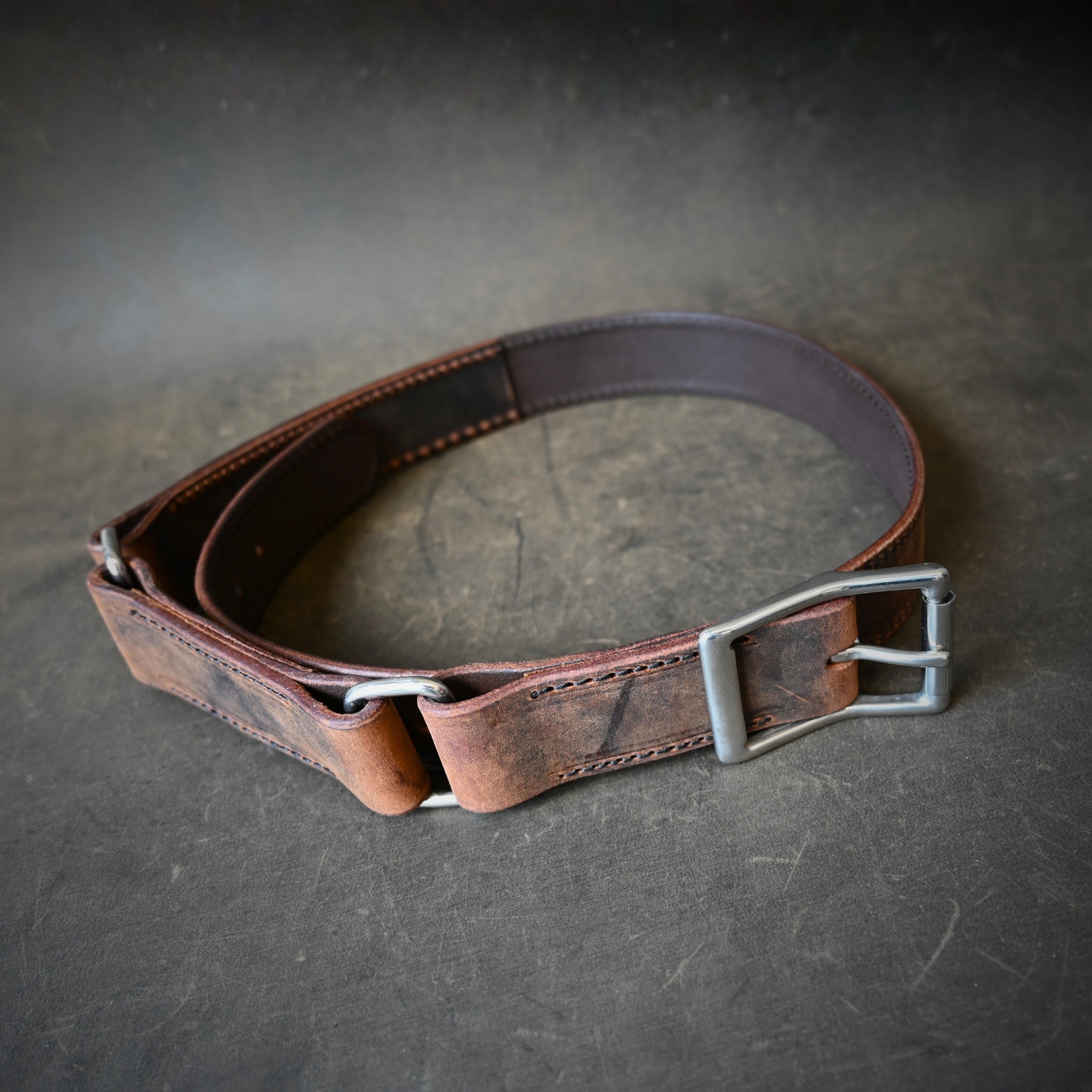 Buffalo Leather Hobble Belt