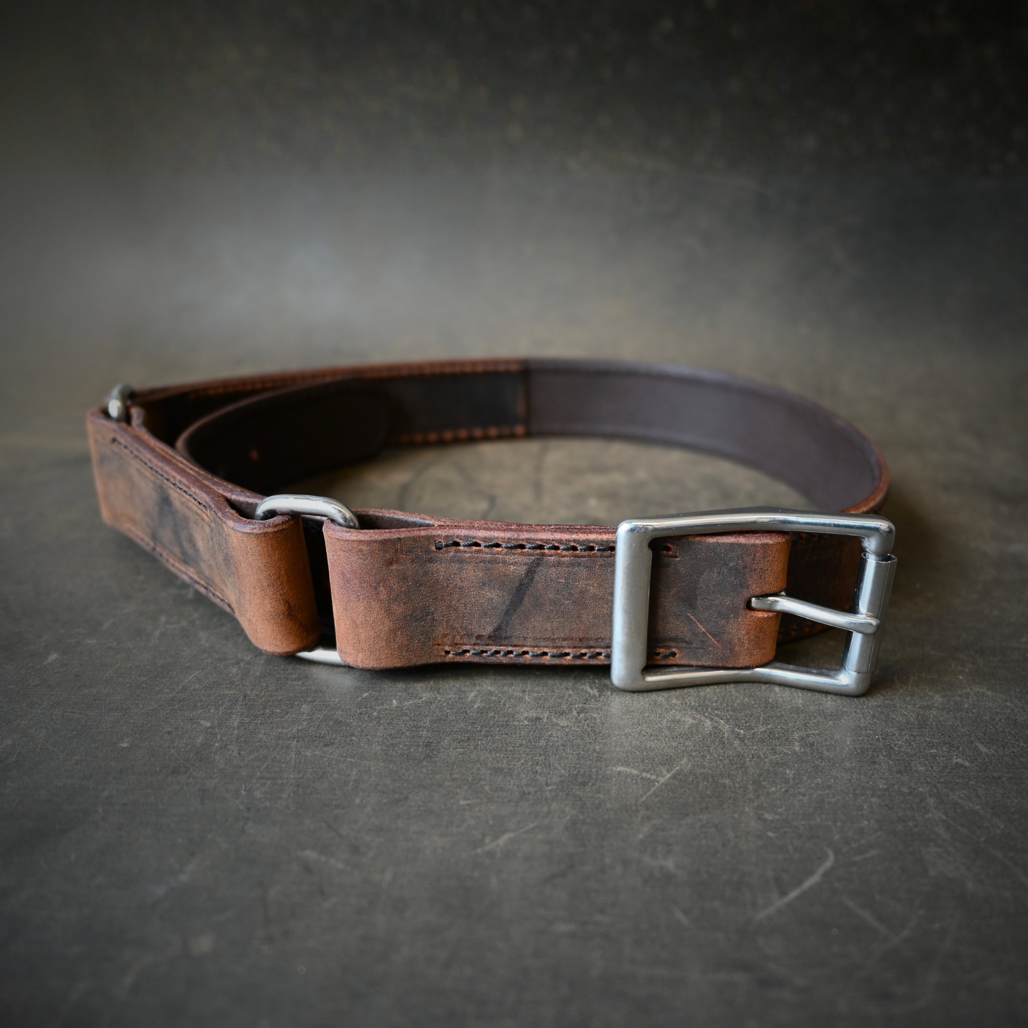 Buffalo Leather Hobble Belt