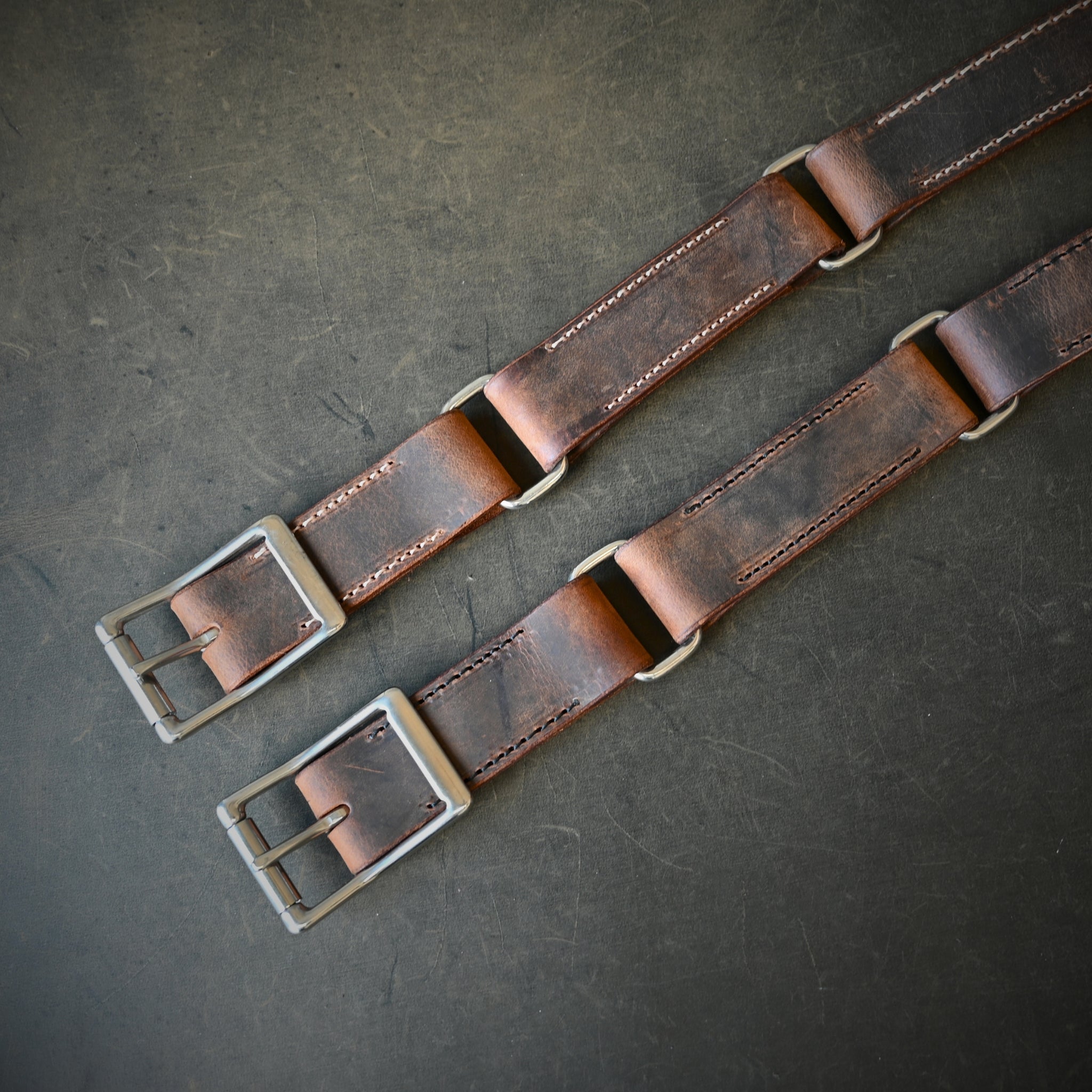 Buffalo Leather Hobble Belt