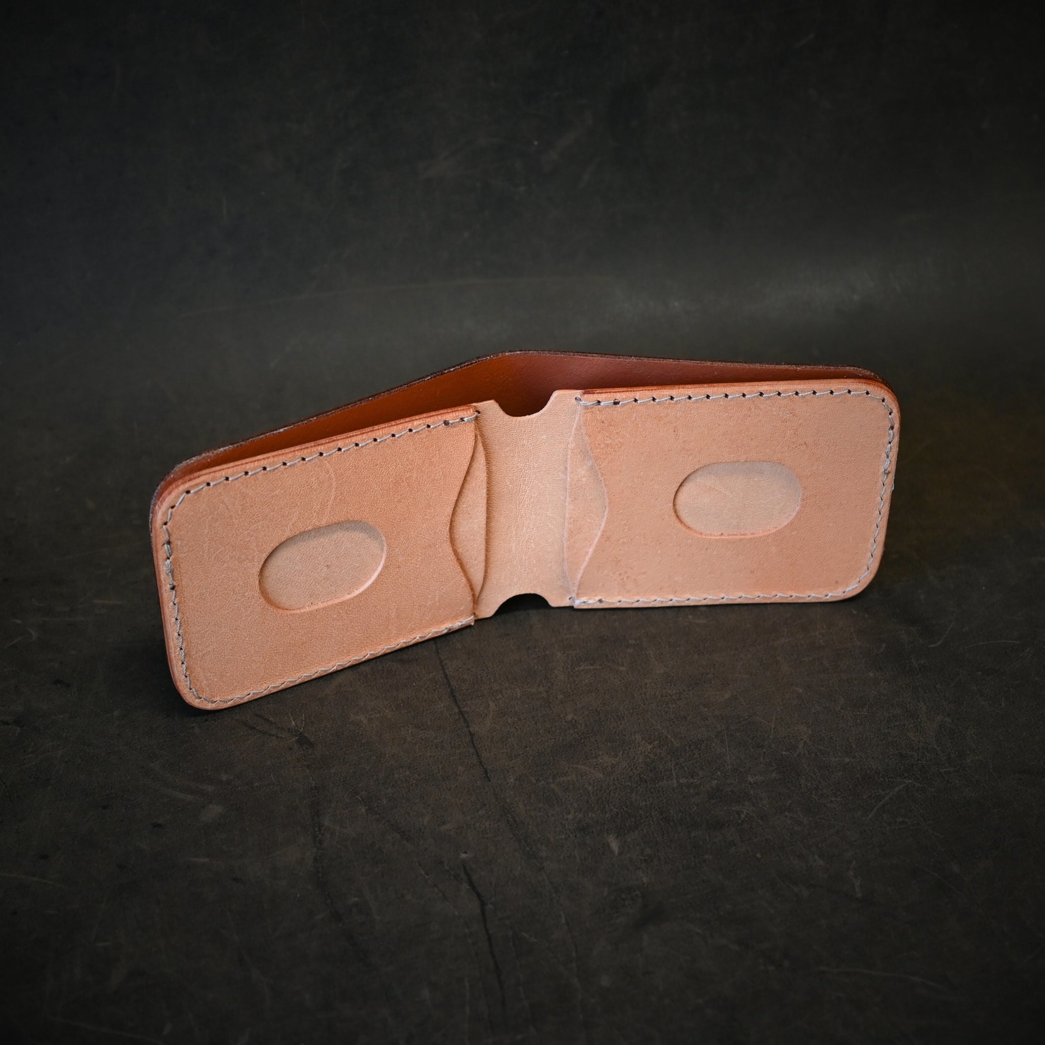 Classic Bifold 2.0 Wallet Saddle Tan with Cream Thread