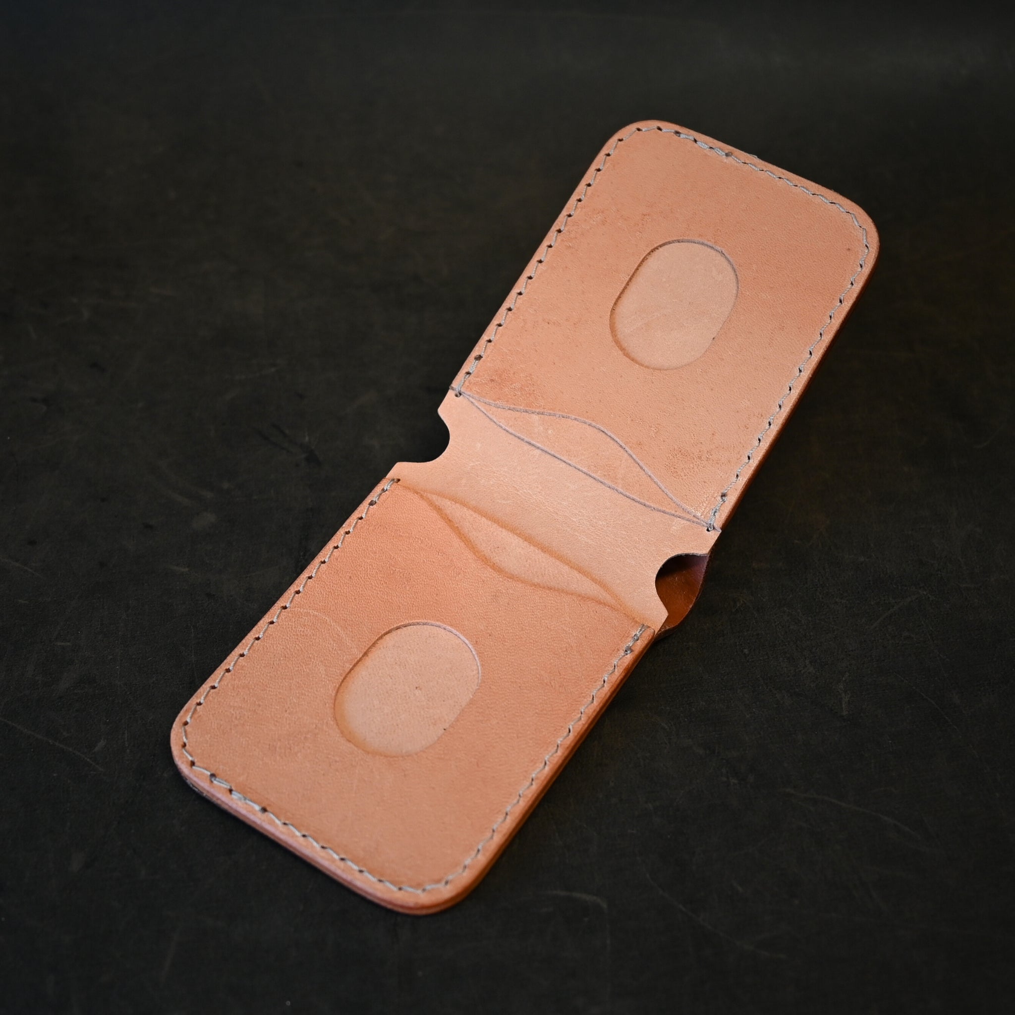 Classic Bifold 2.0 Wallet Saddle Tan with Cream Thread