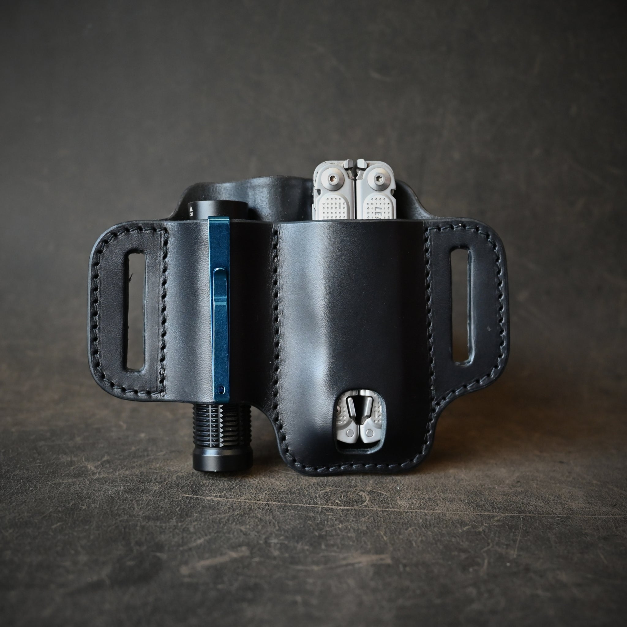 Compact Duo Leather Pancake Holster