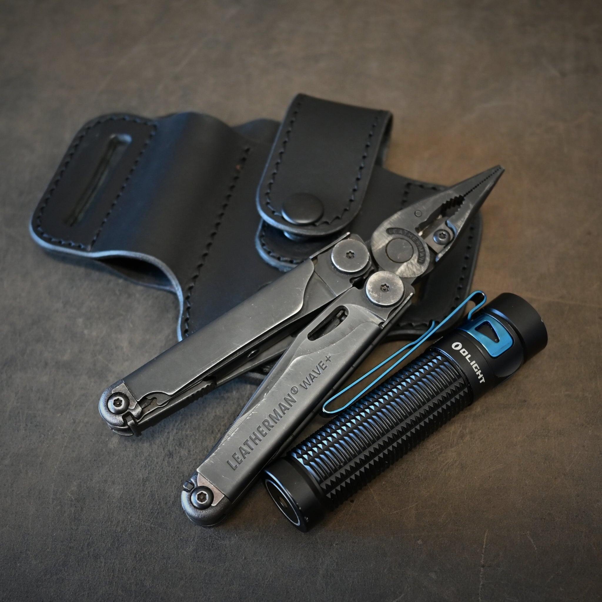 Compact Duo Leather Pancake Holster With Keeper