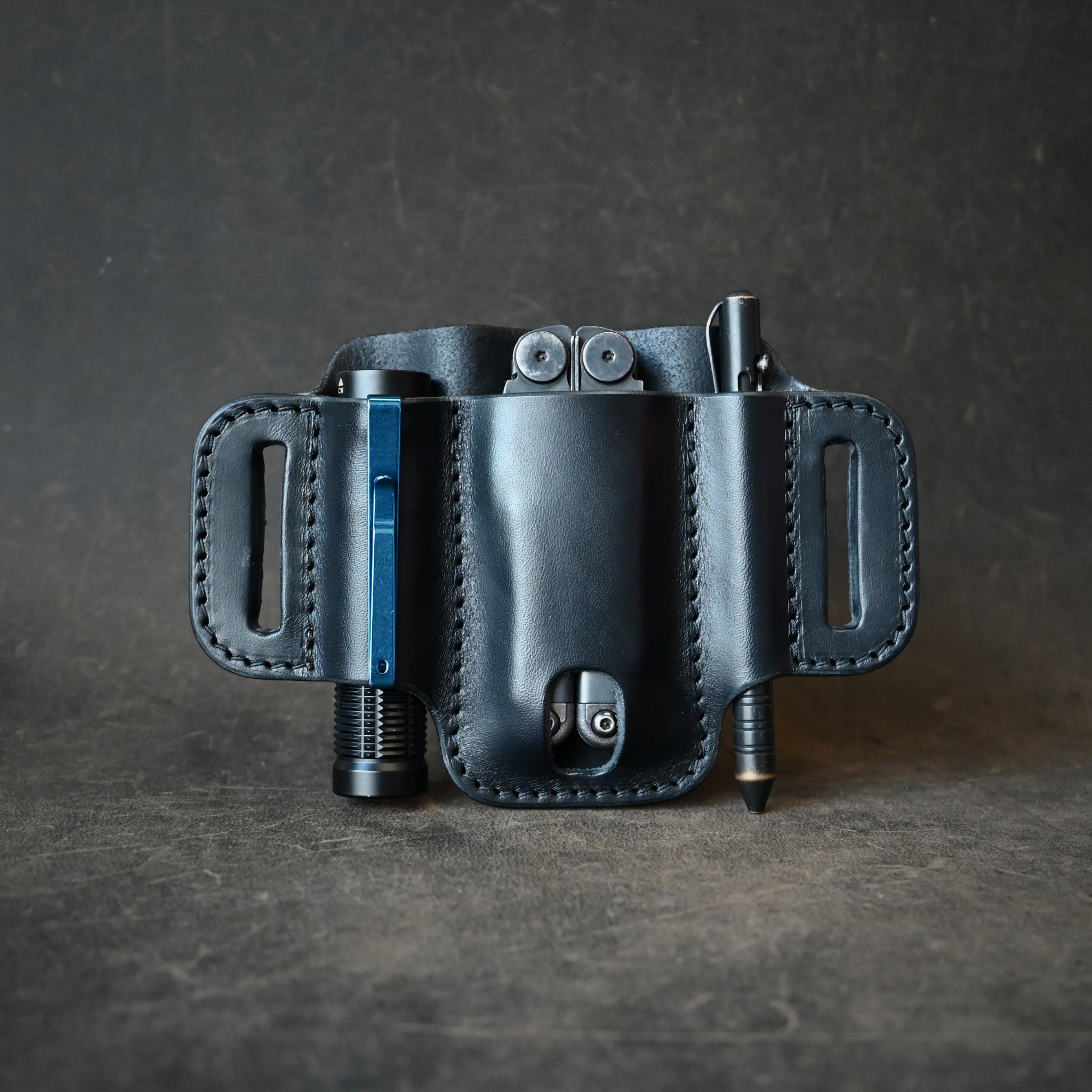 Compact Trio Leather Pancake Holster