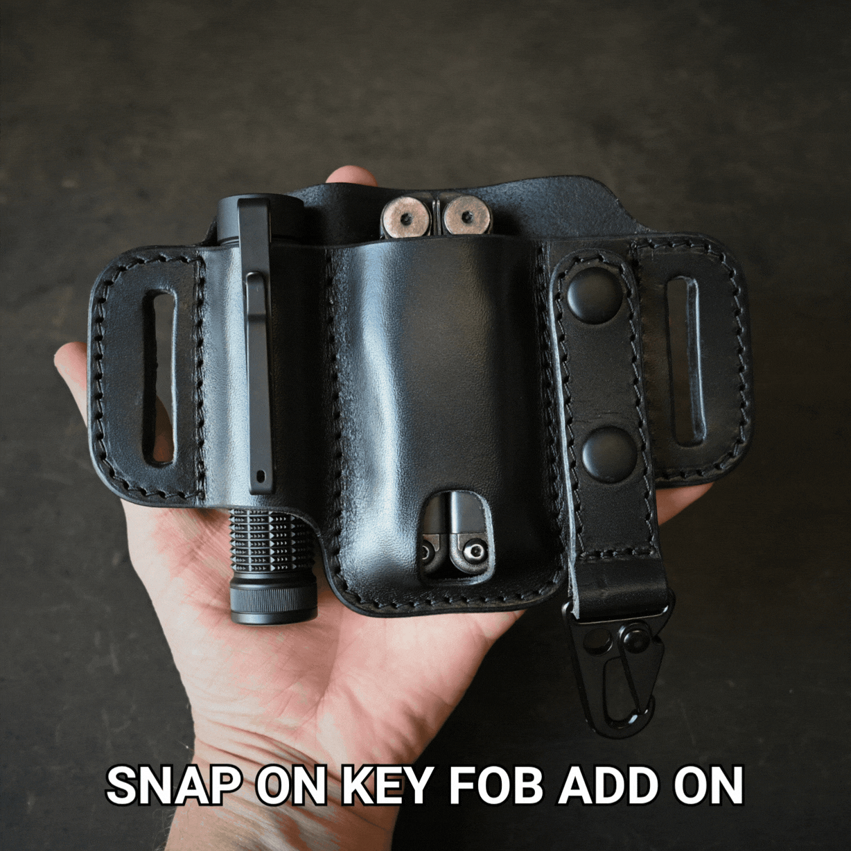Compact Trio Leather Pancake Holster