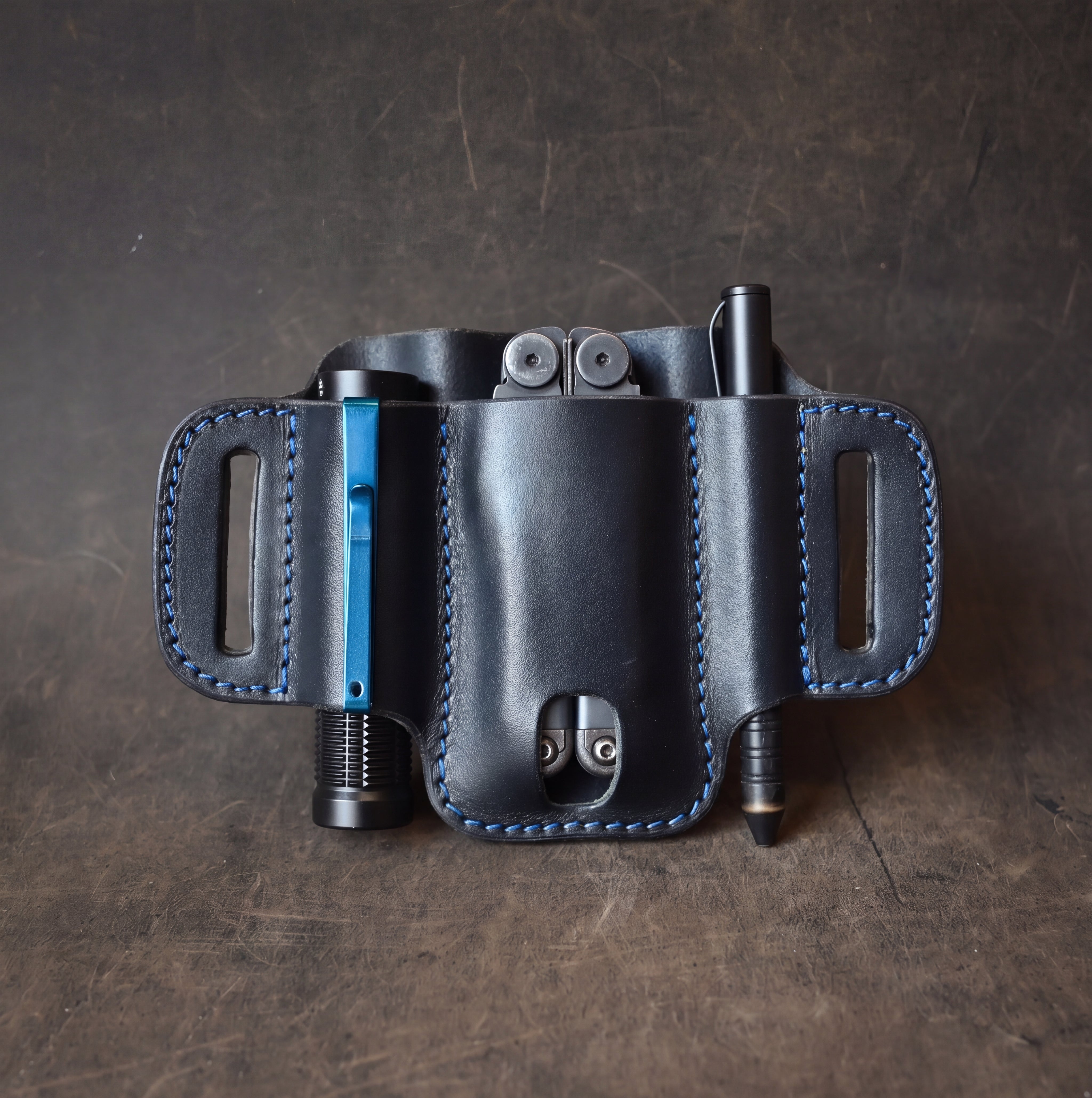 RMK Compact Trio EDC Pancake Holster Black & Blue