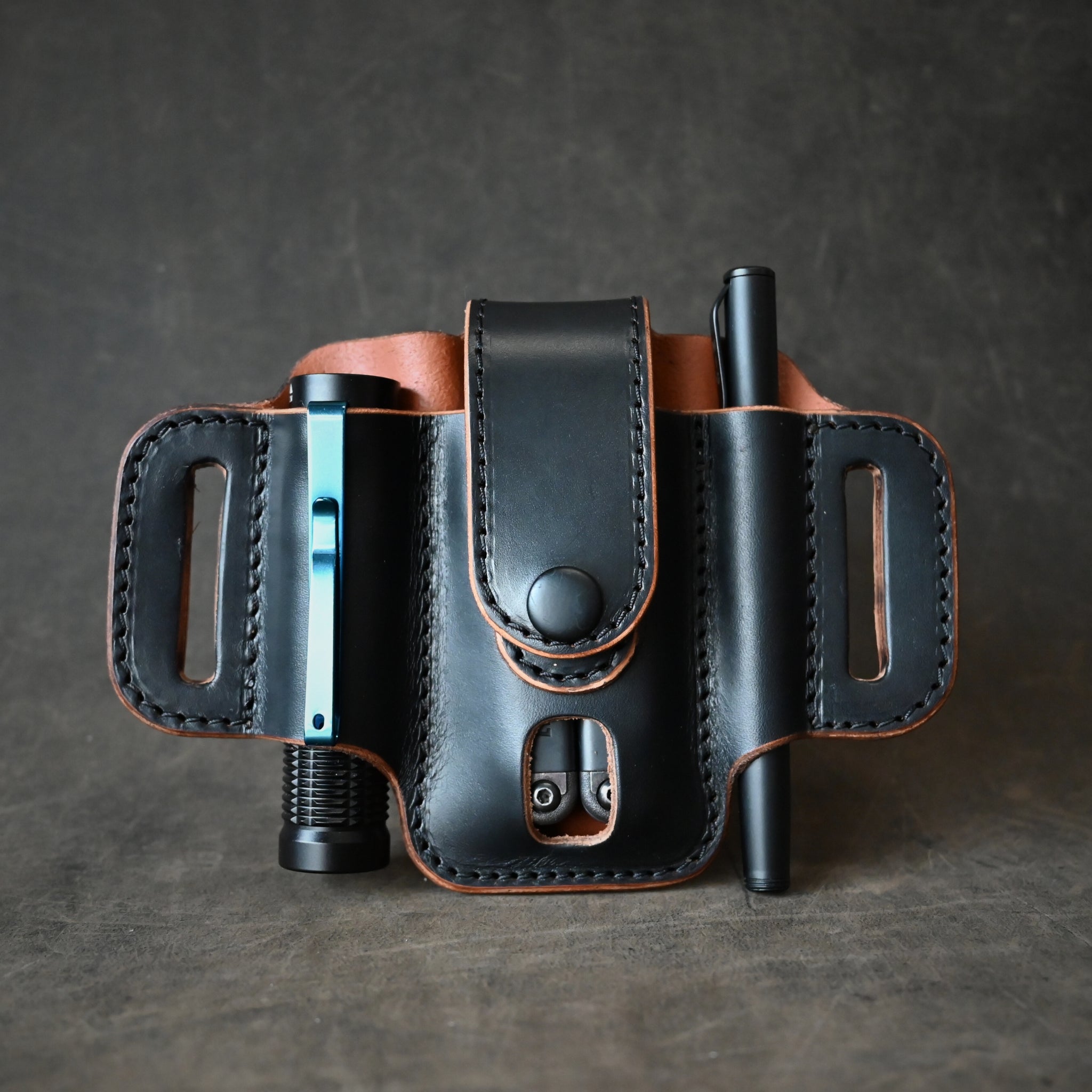 Ghost Leather Compact Trio Pancake Holster With Keeper