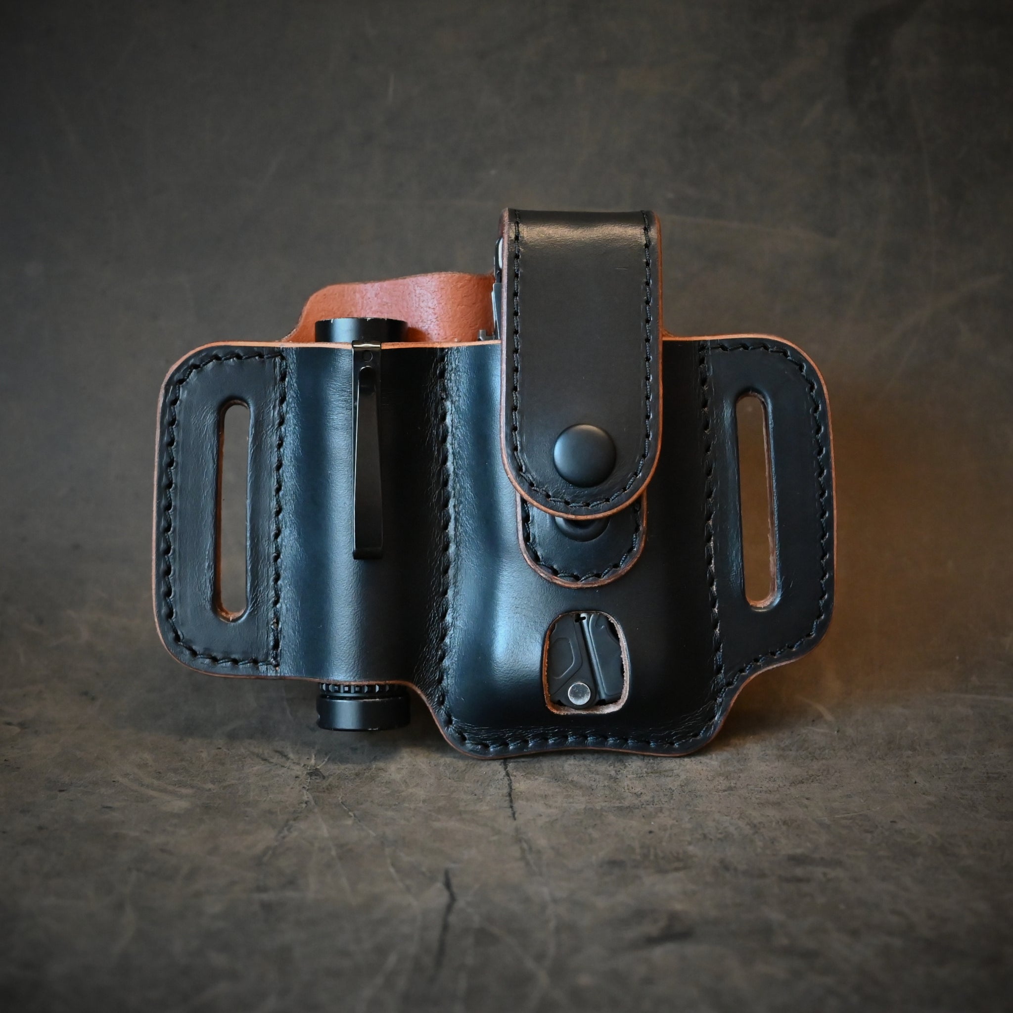 Ghost Leather Large Duo Pancake Holster With Keeper