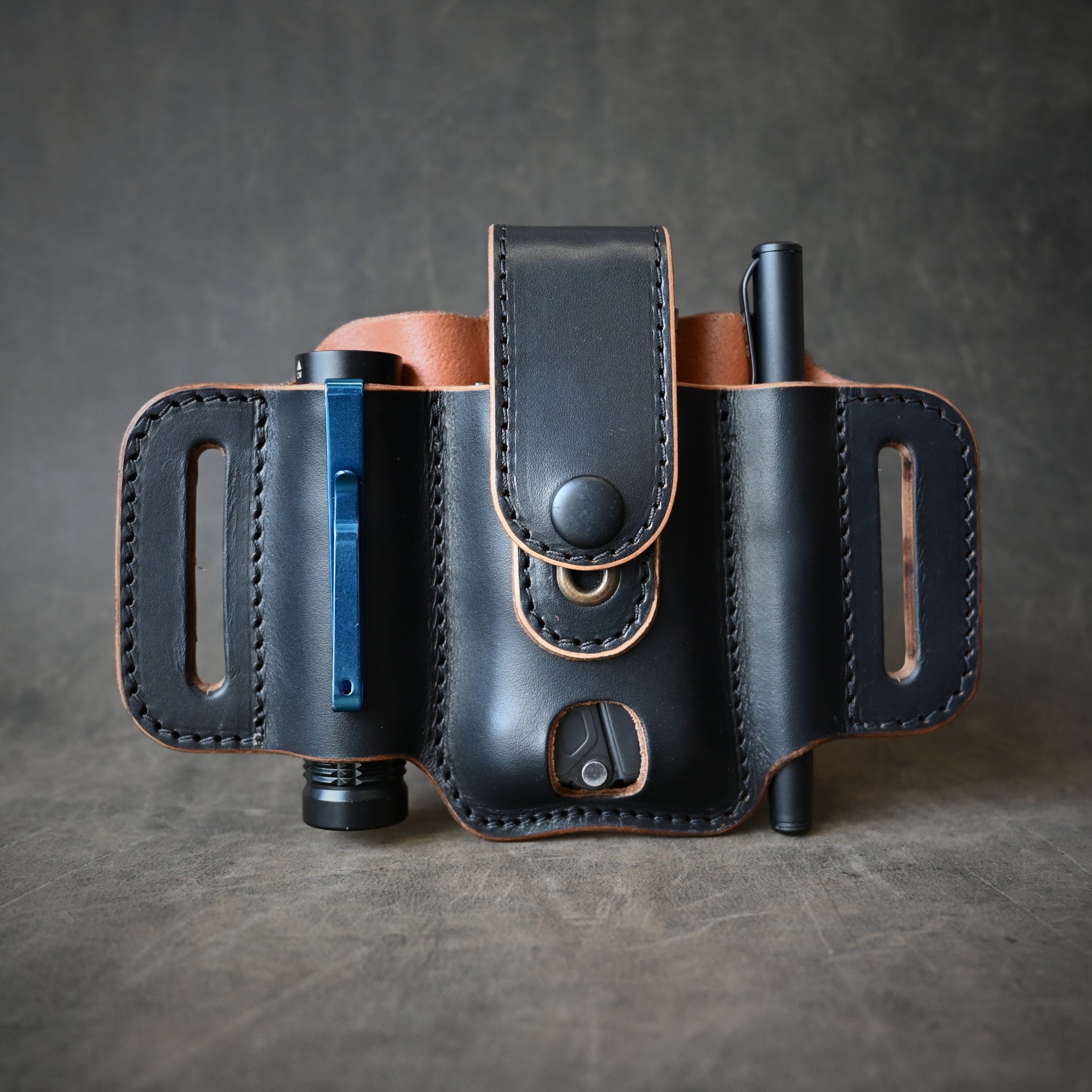 Ghost Leather Large Trio Pancake Holster With Keeper