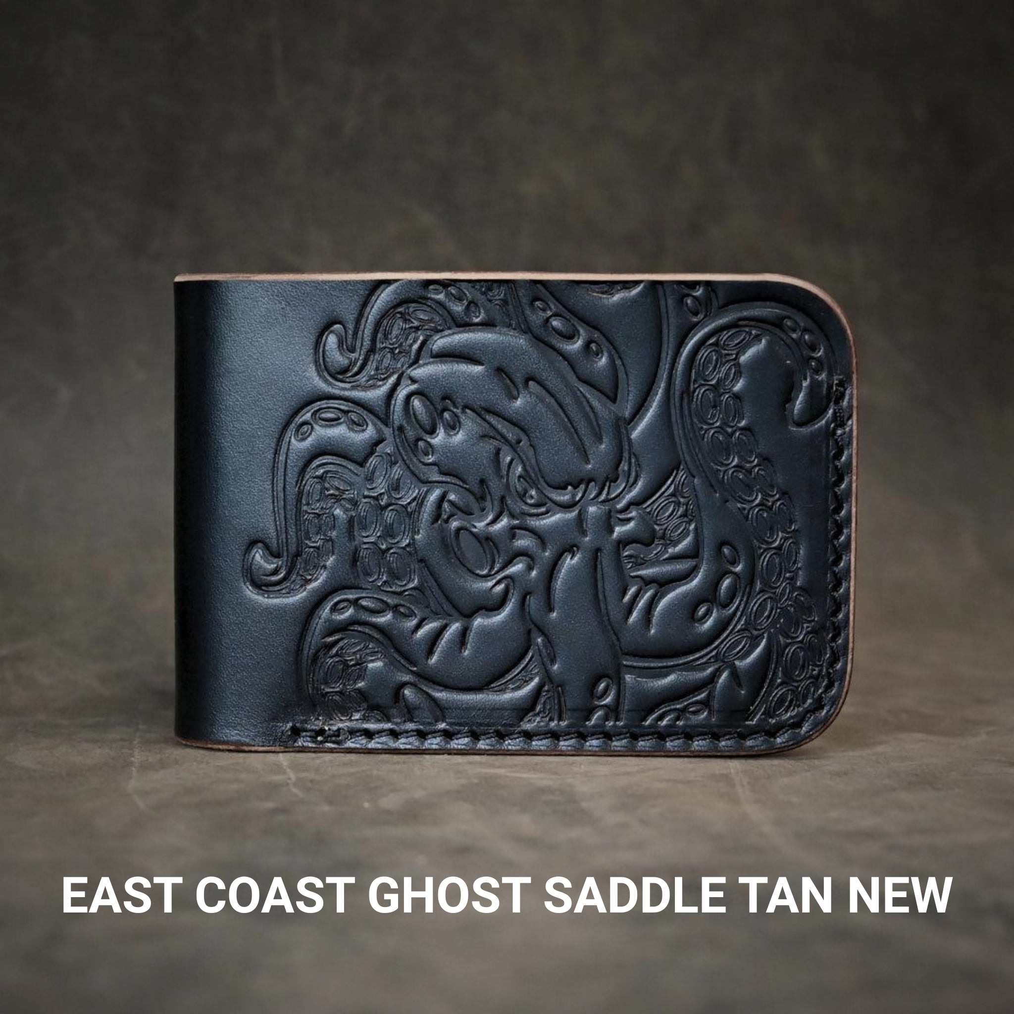 Ghost Leather Octopus Themed Bifold 2.0 Wallet
