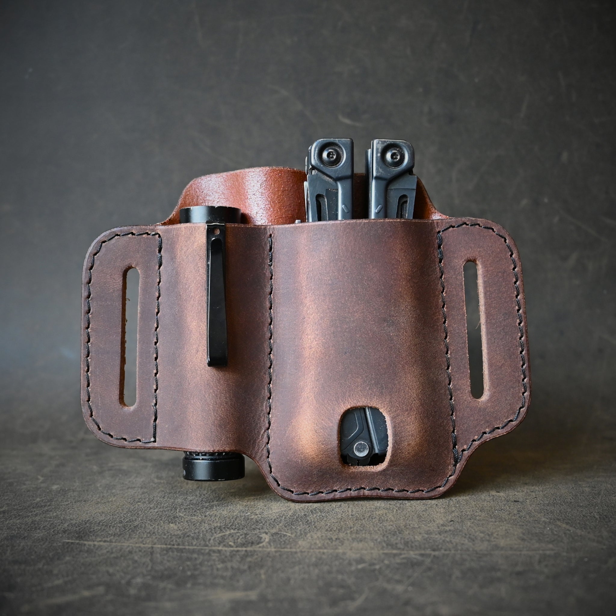 Large Duo Leather Pancake Holster