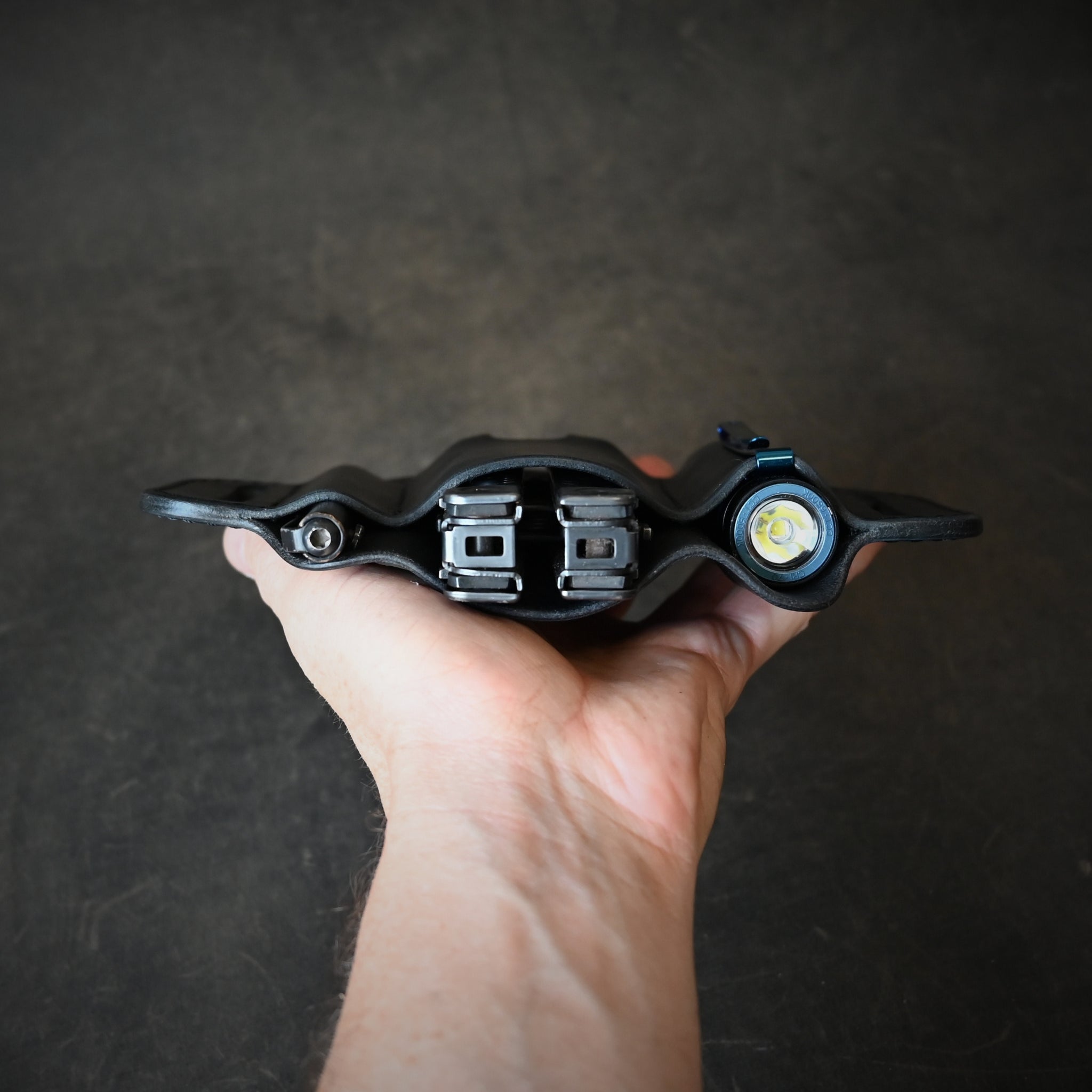 Large Trio Leather Pancake Holster