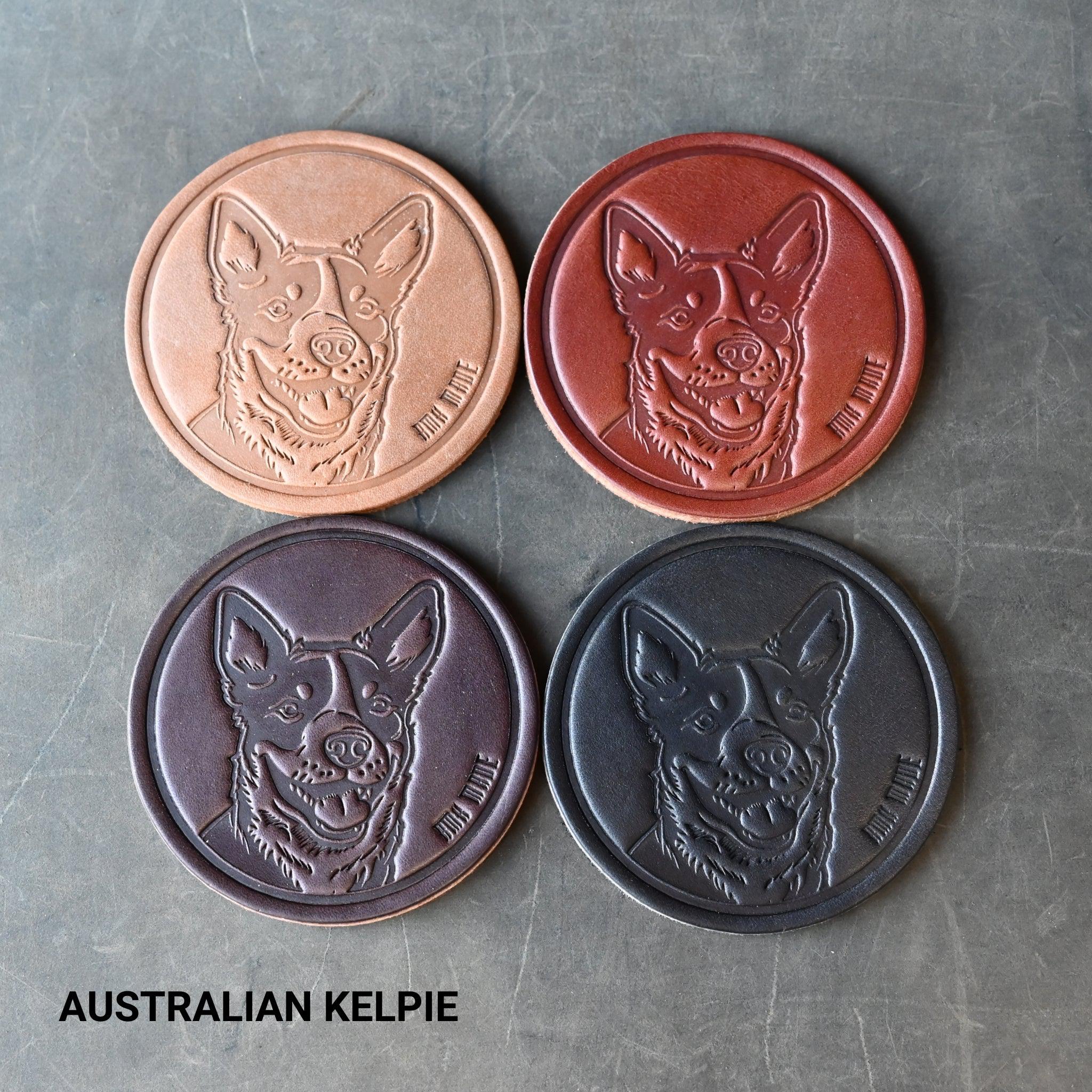Pawsome Leather Coasters