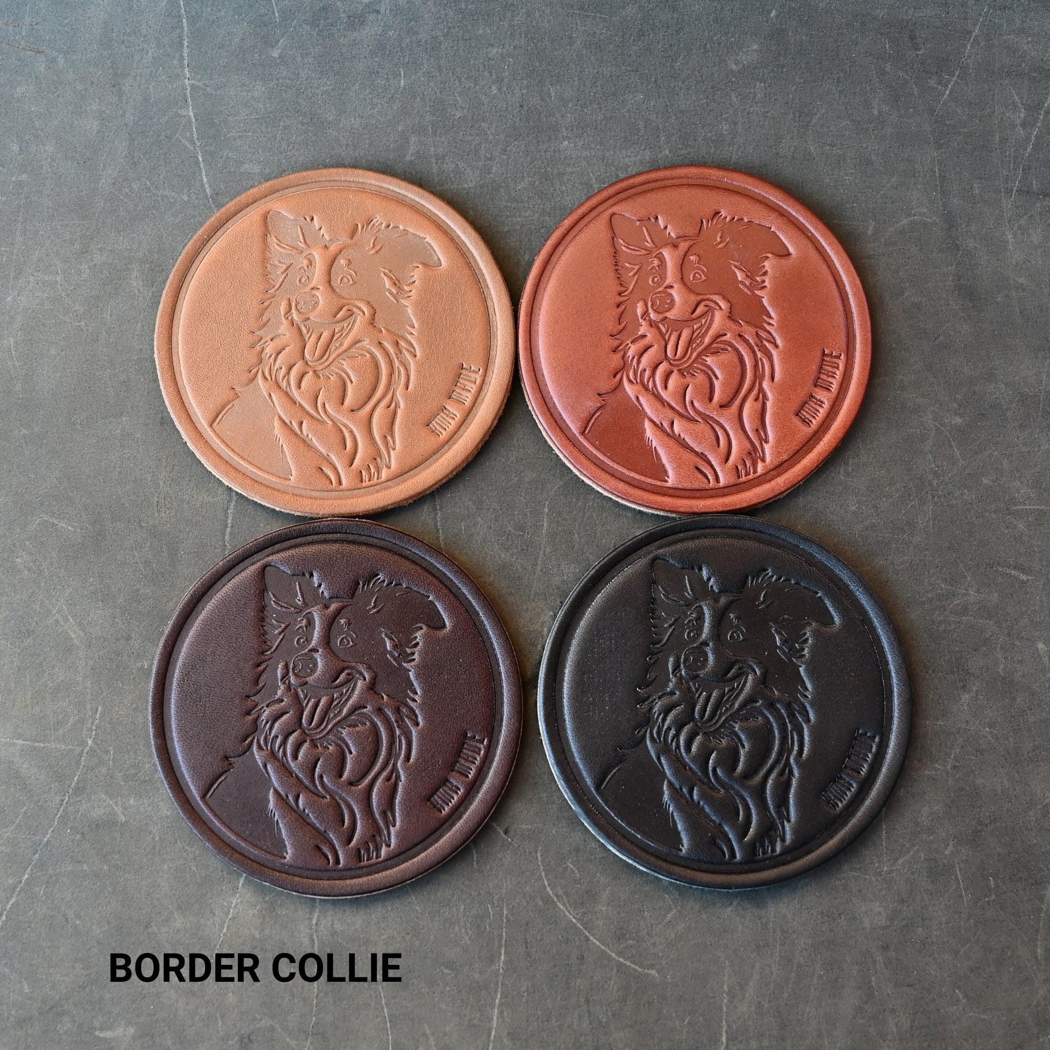 Pawsome Leather Coasters
