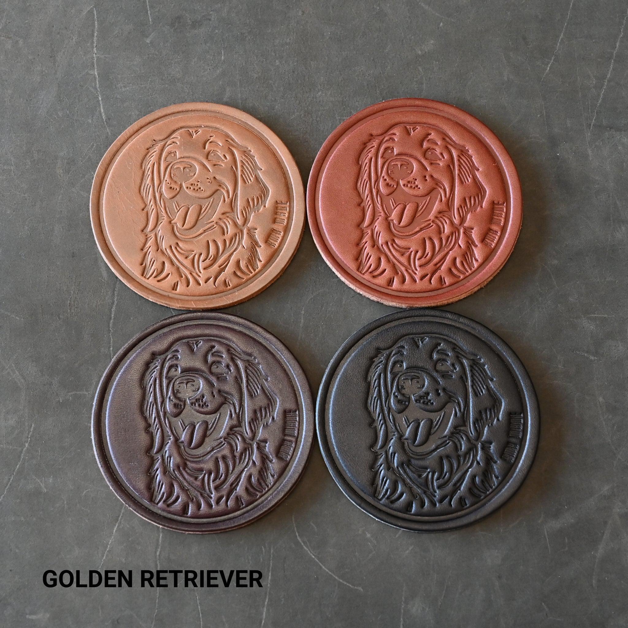 Pawsome Leather Coasters