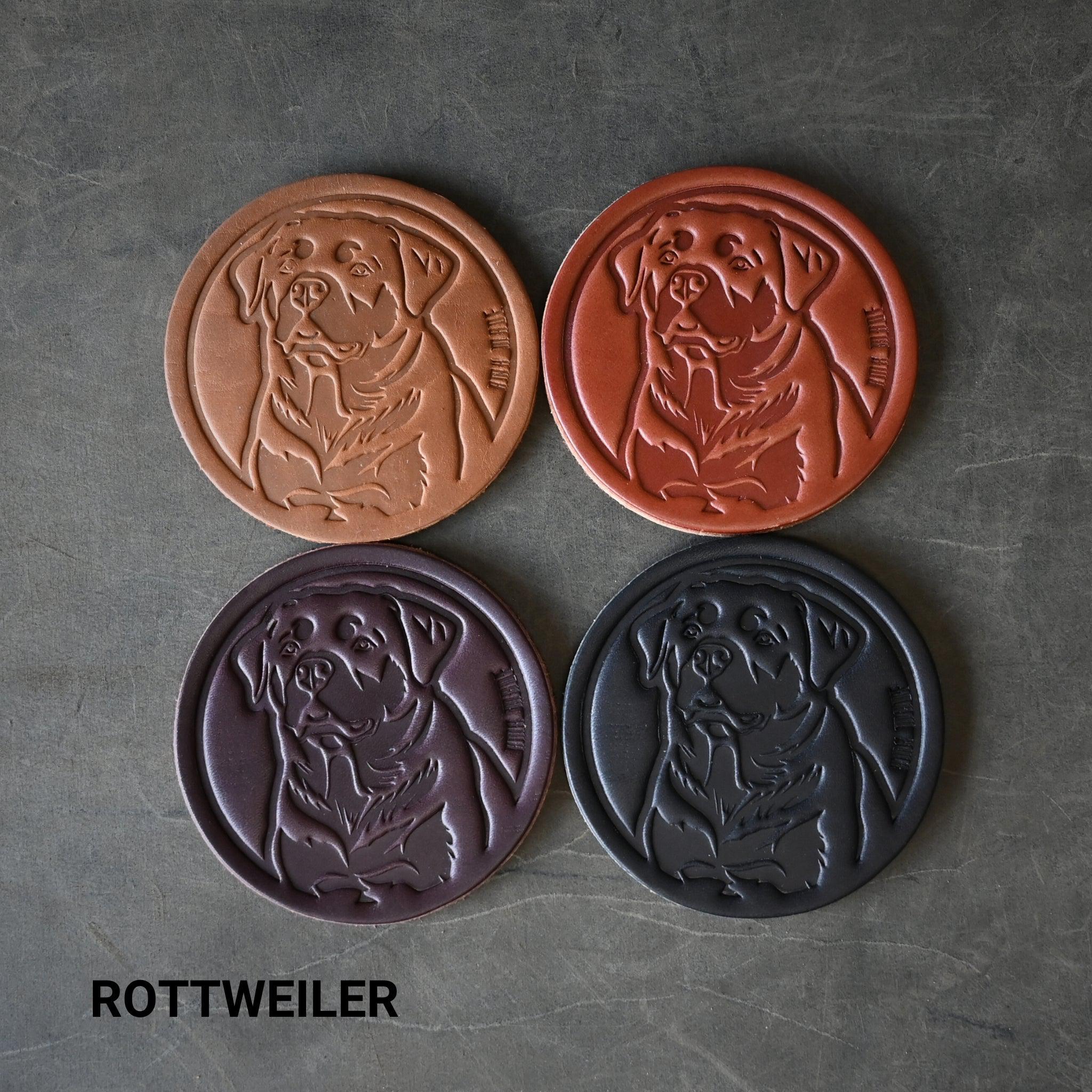 Pawsome Leather Coasters