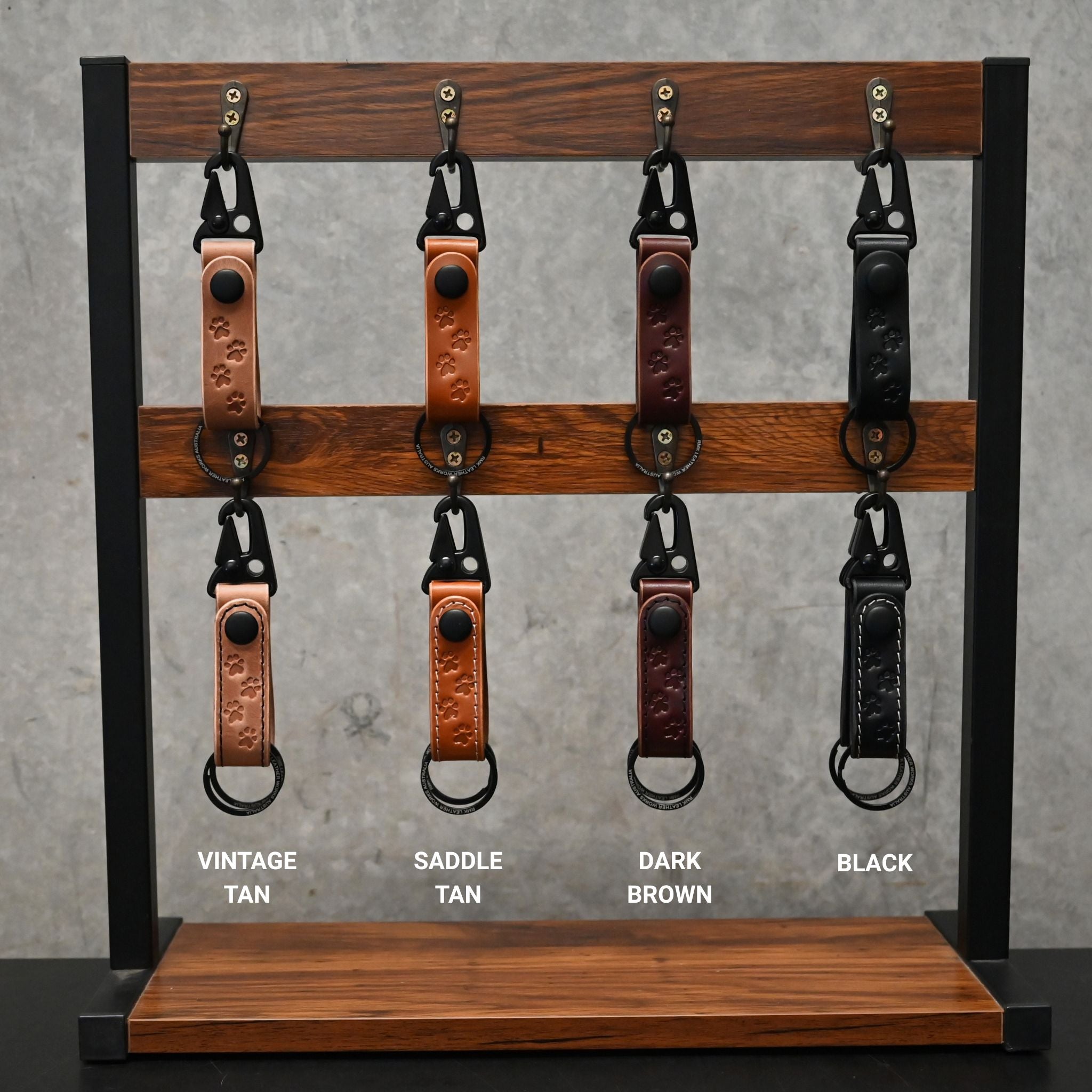 Pawsome Leather Key Fobs