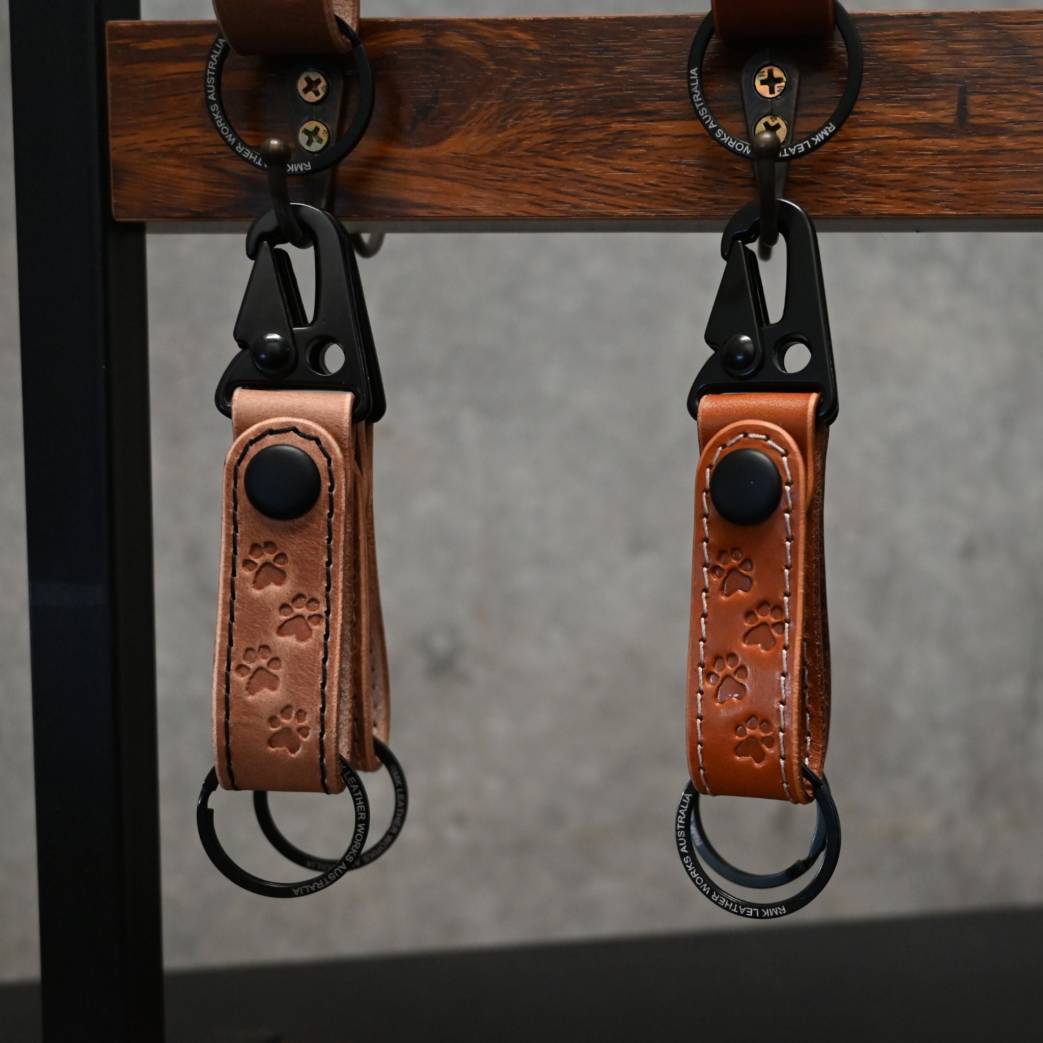 Pawsome Leather Key Fobs
