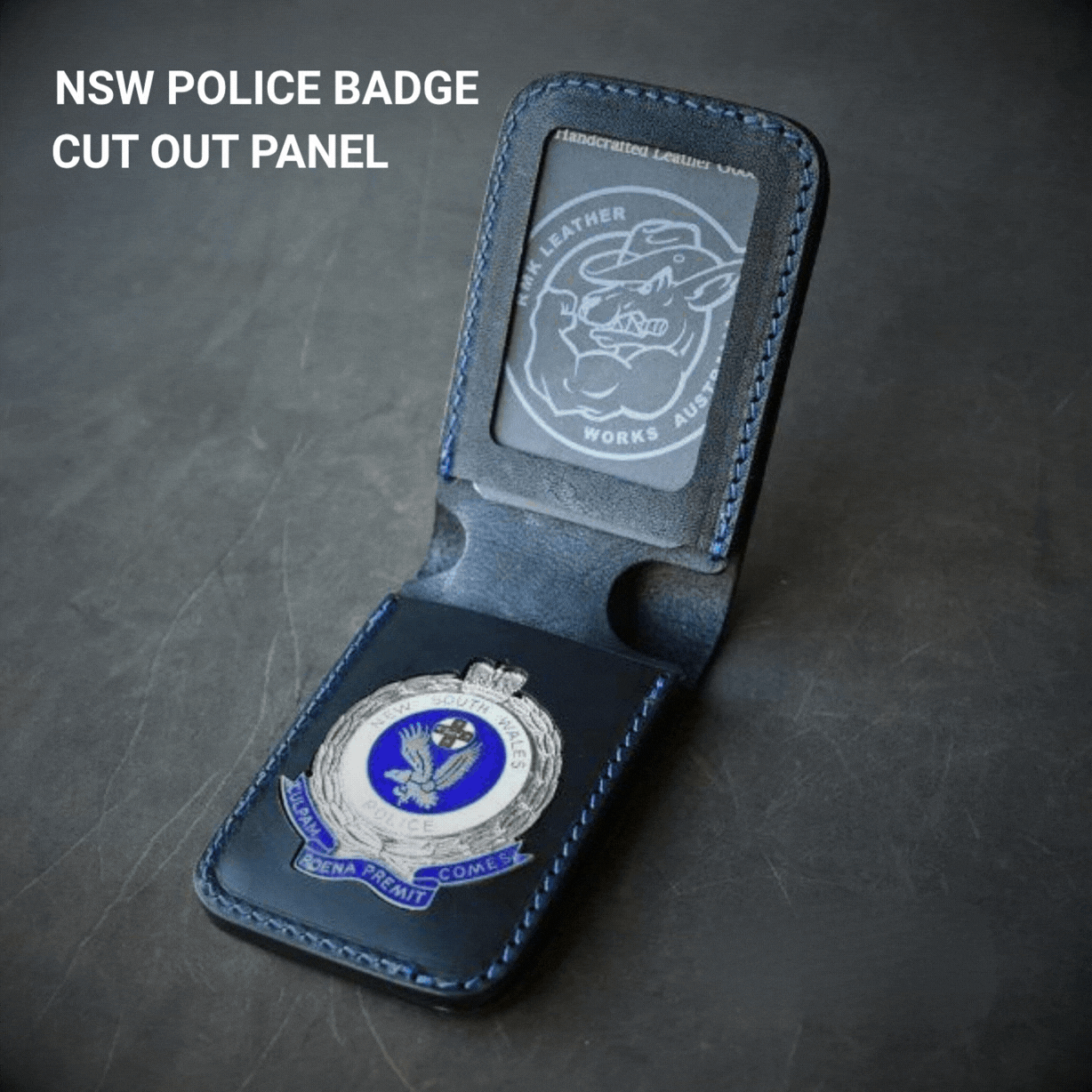 Police Deluxe Leather Badge Wallets