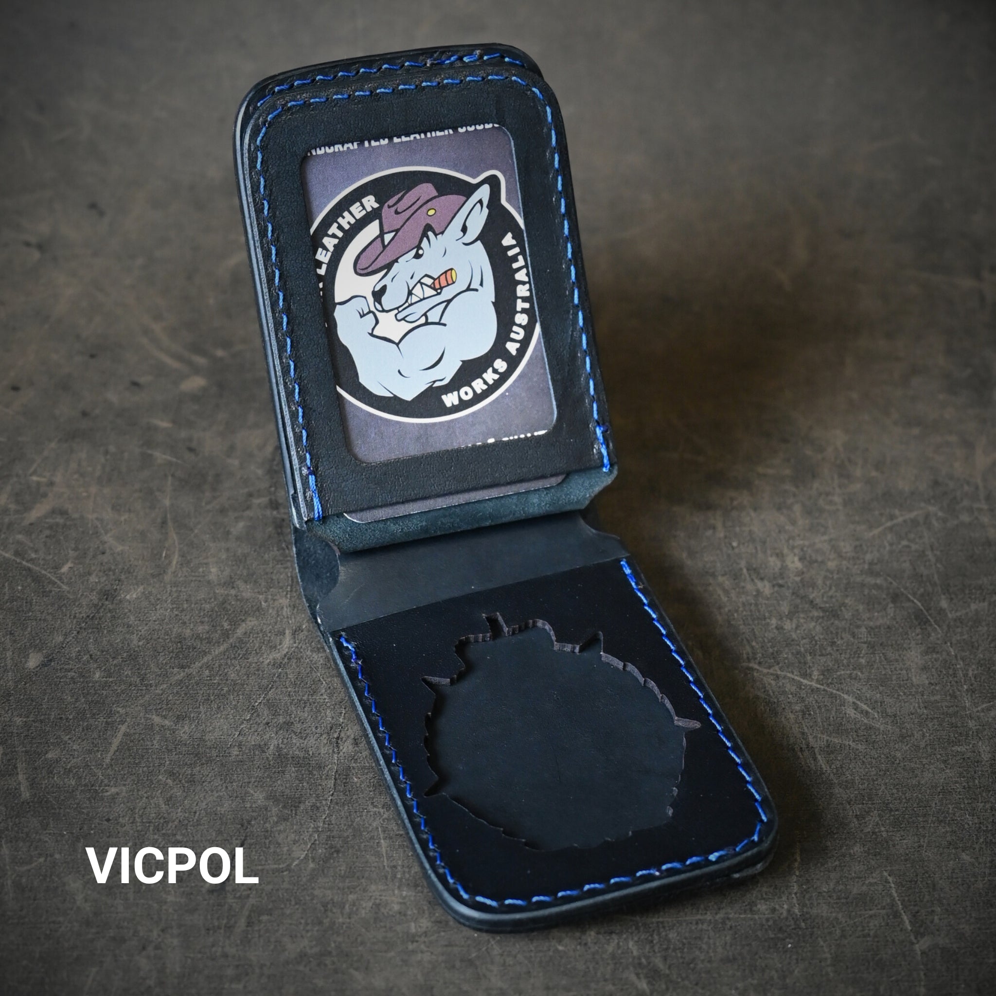 Police Deluxe Leather Badge Wallets