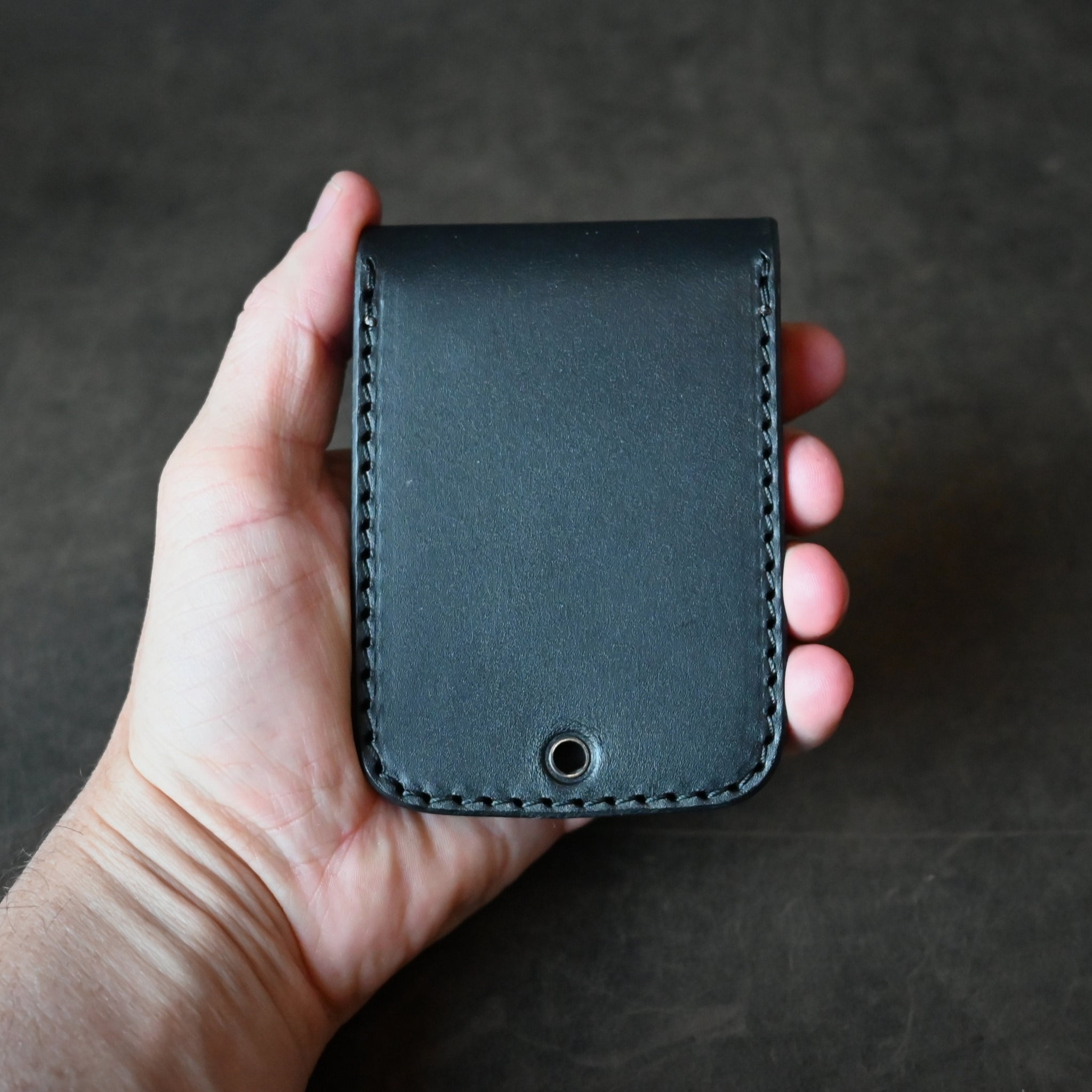 RMK Basic Leather Badge Wallets