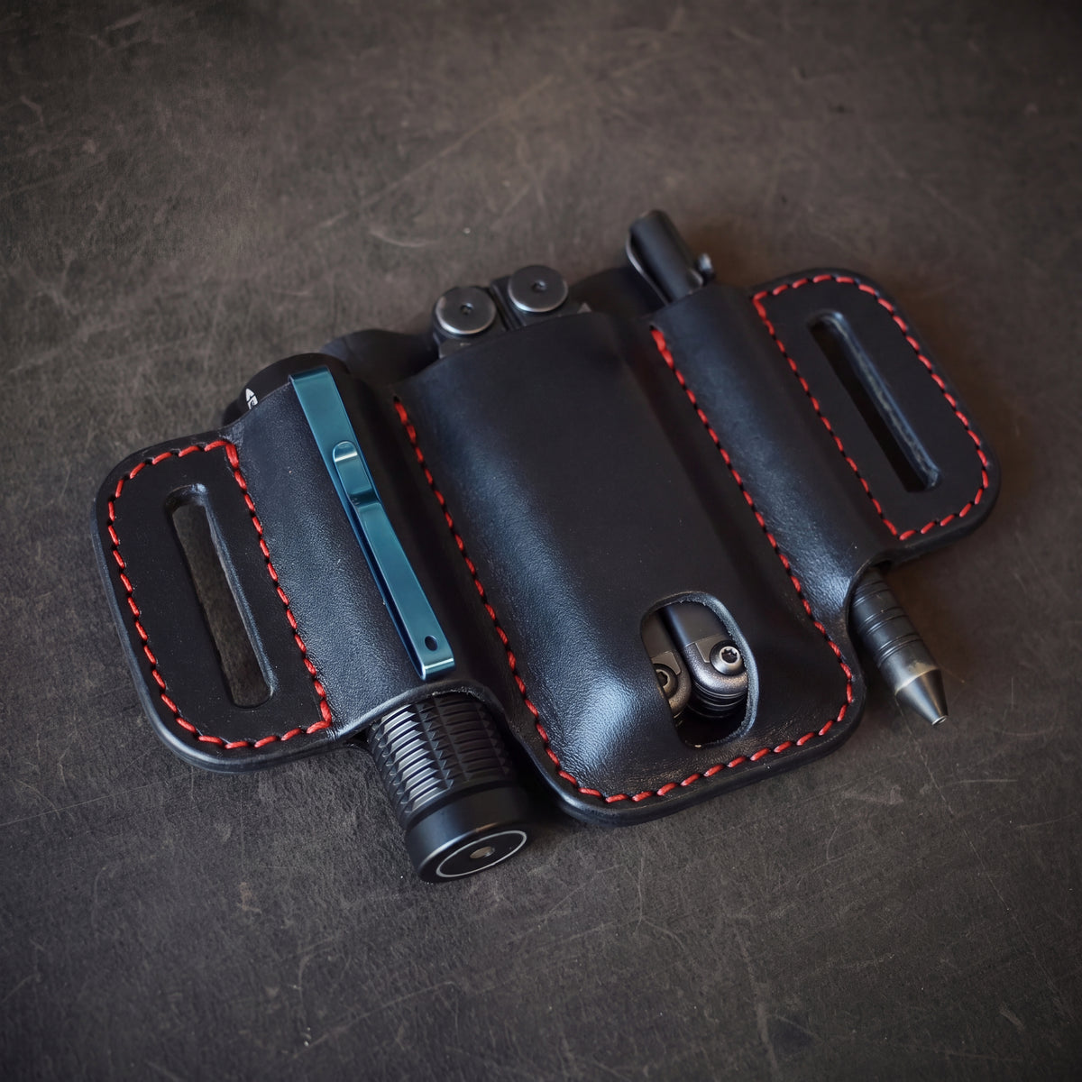 RMK Compact Trio EDC Pancake Holster Black & Orange