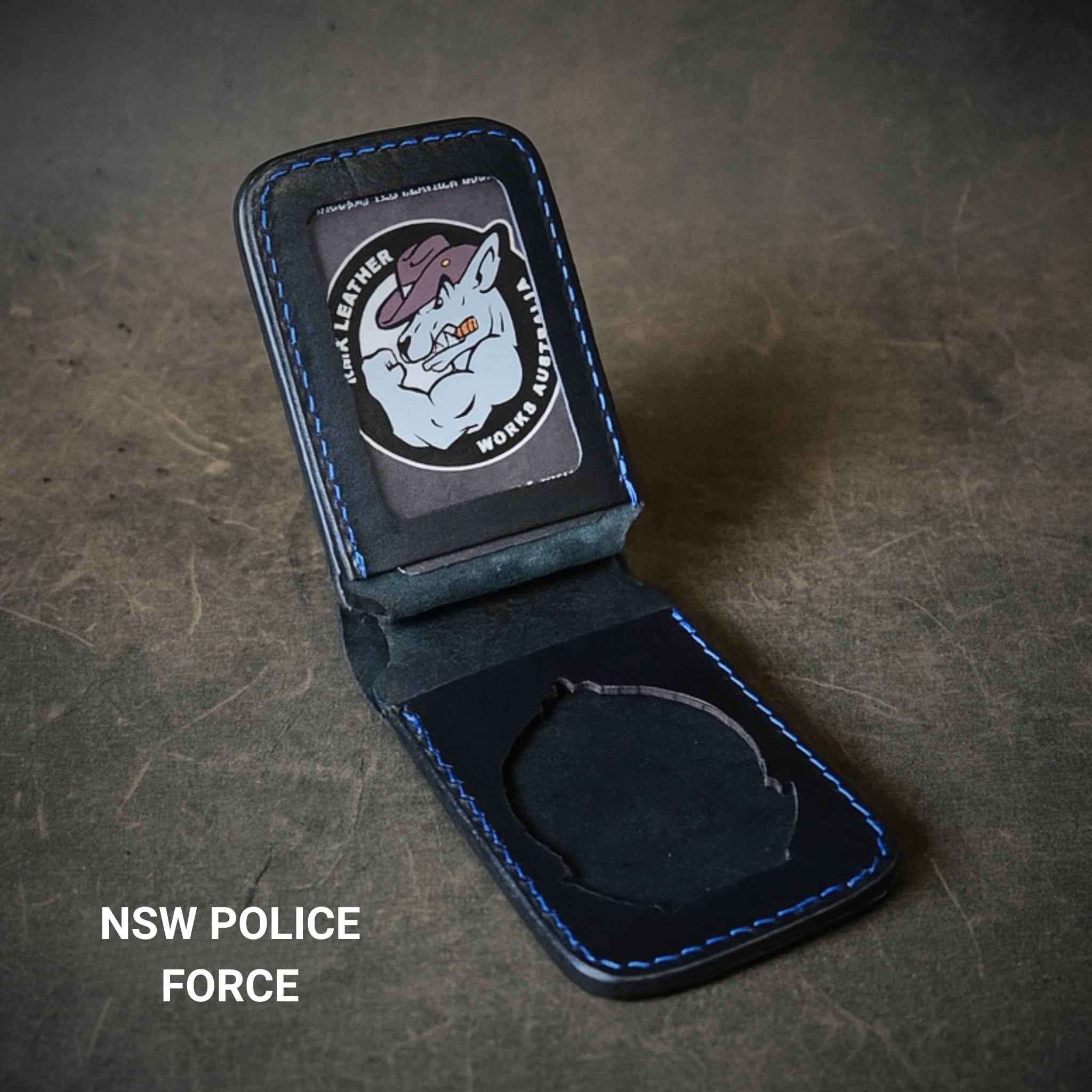 Police Deluxe Leather Badge Wallets