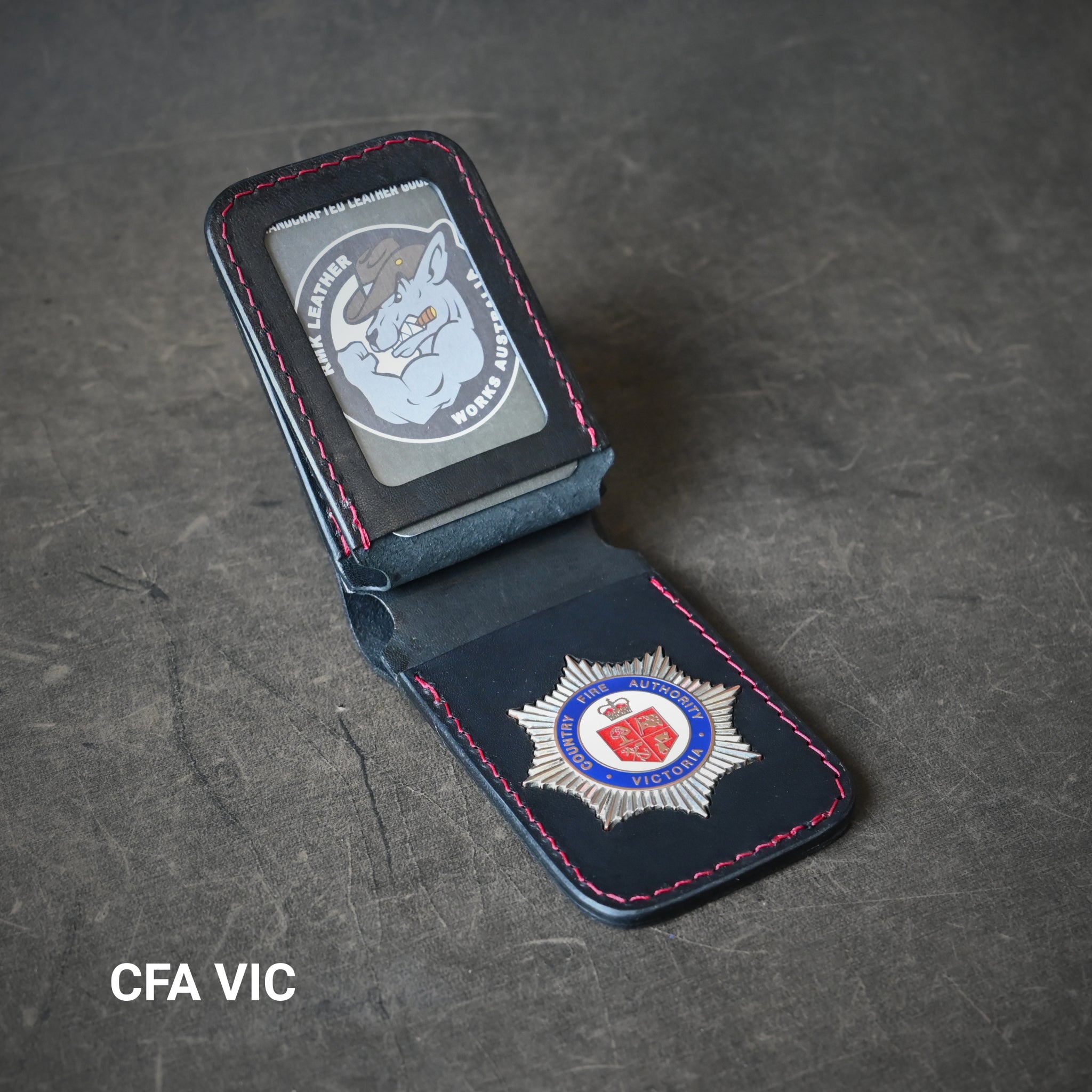 RMK Deluxe Leather Badge Wallets