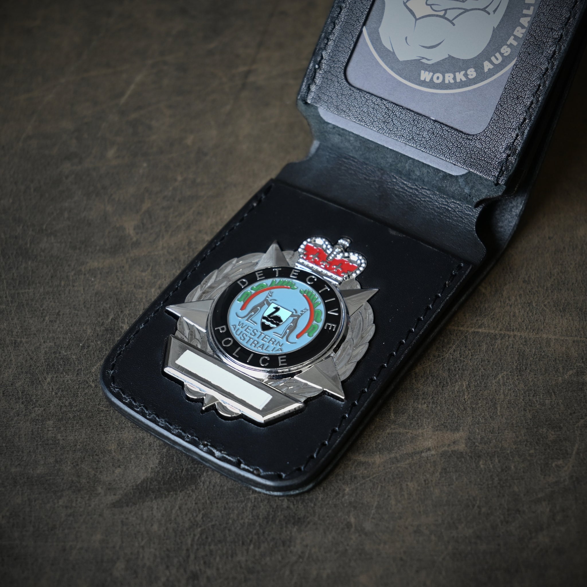Police Deluxe Leather Badge Wallets
