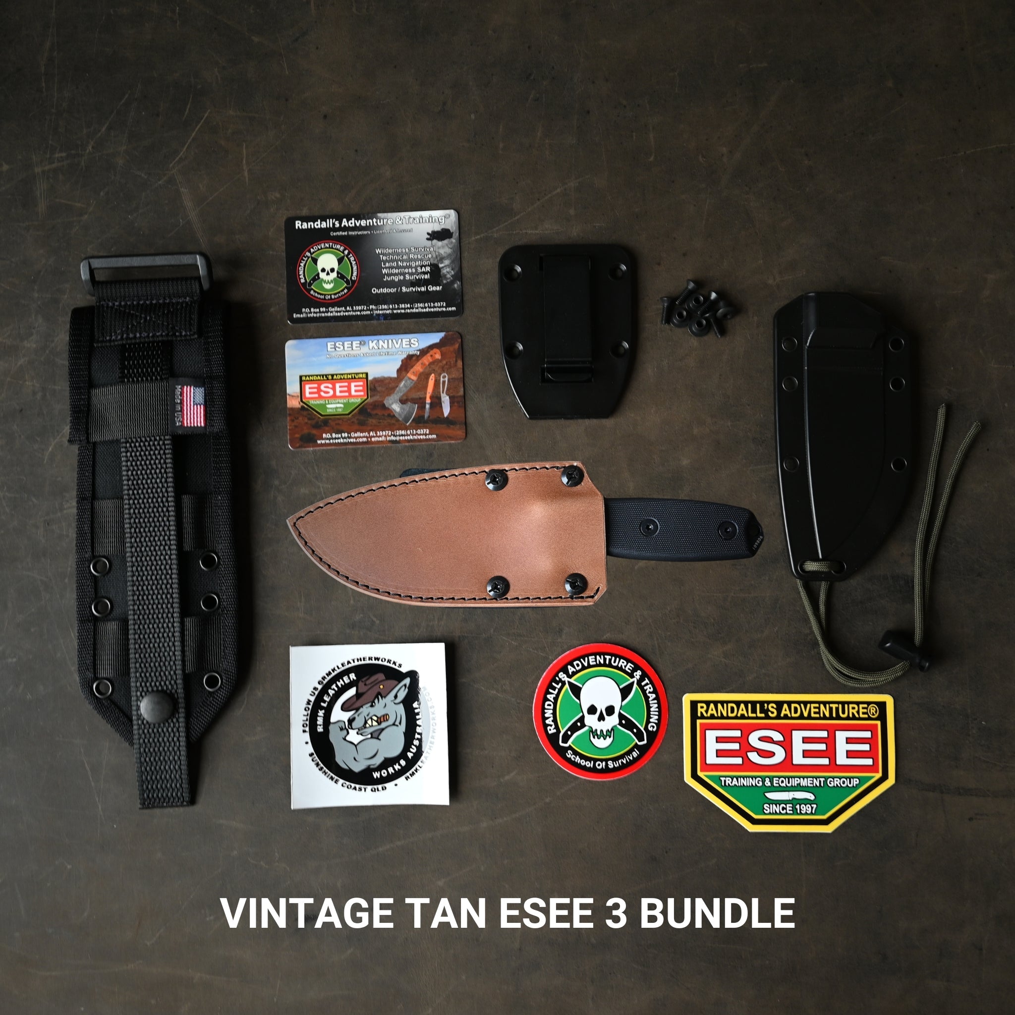 RMK Esee 3 Knife & Sheath Bundle