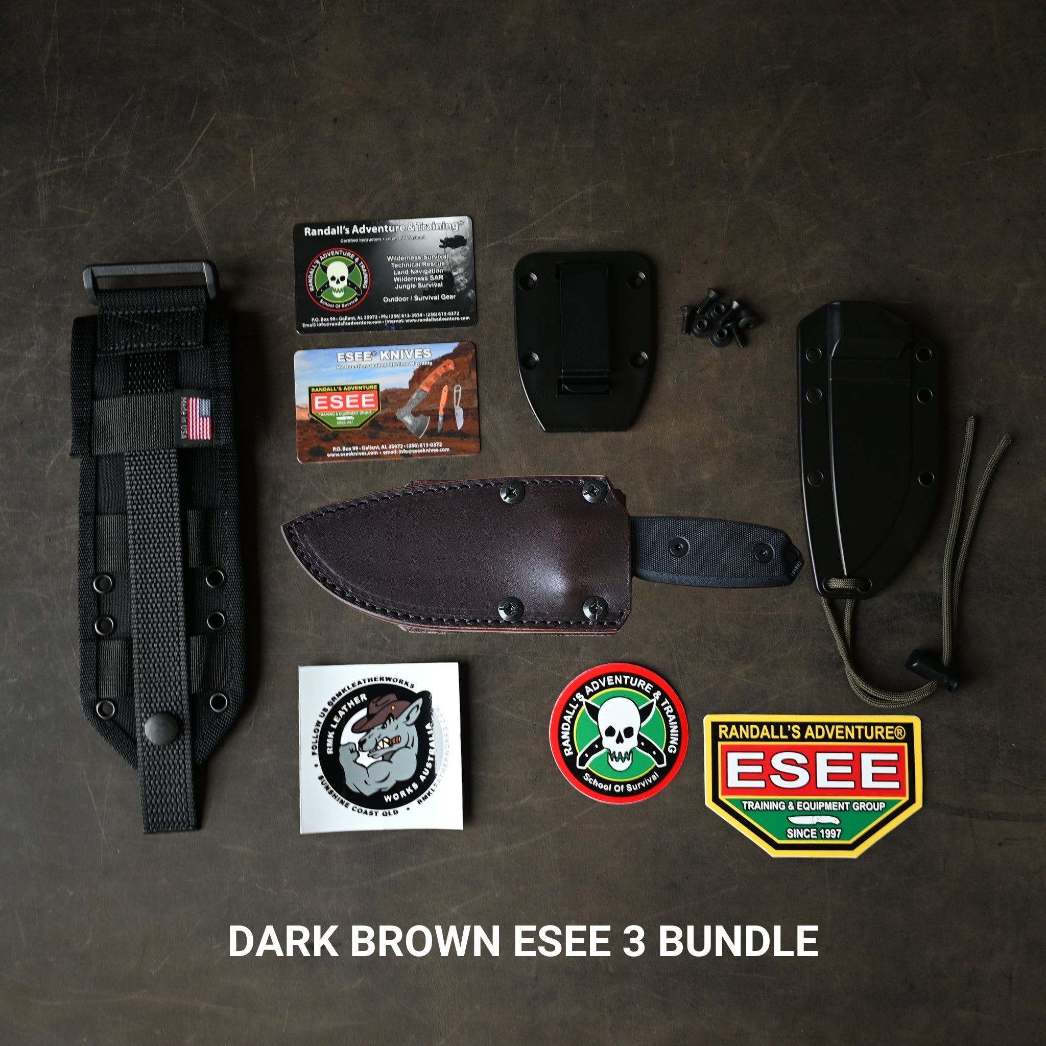 RMK Esee 3 Knife & Sheath Bundle