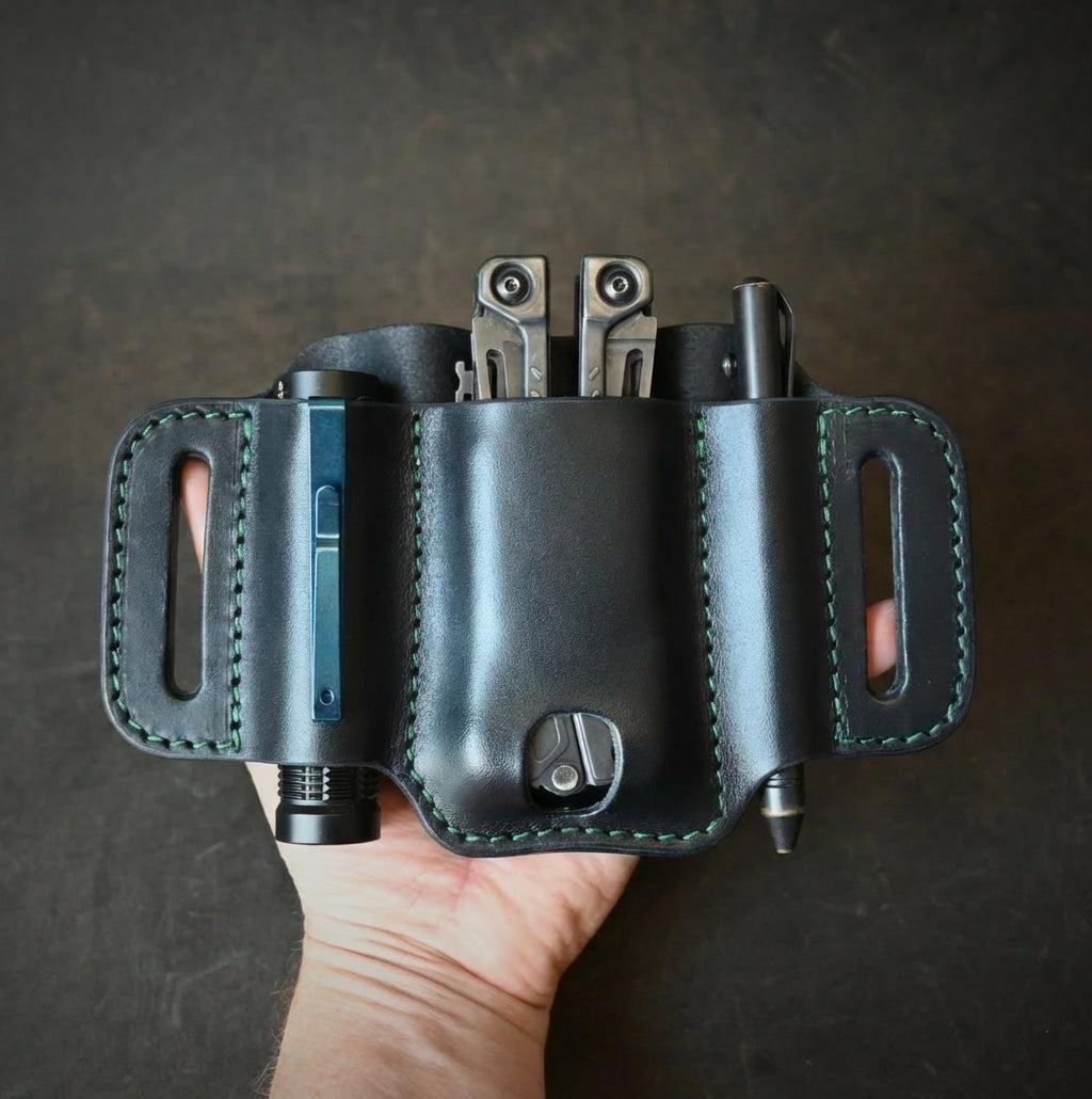 RMK Large Trio EDC Pancake Holster Black & Green