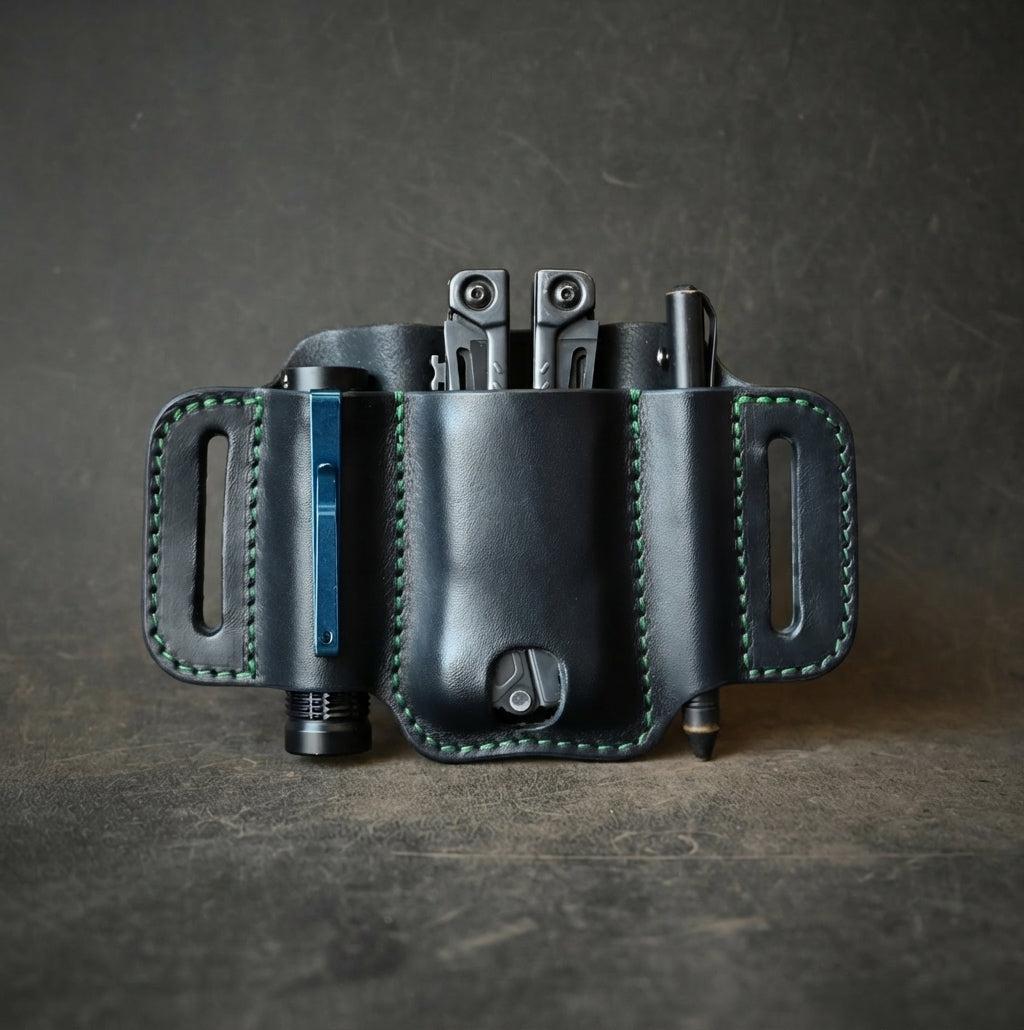 RMK Large Trio EDC Pancake Holster Black & Green