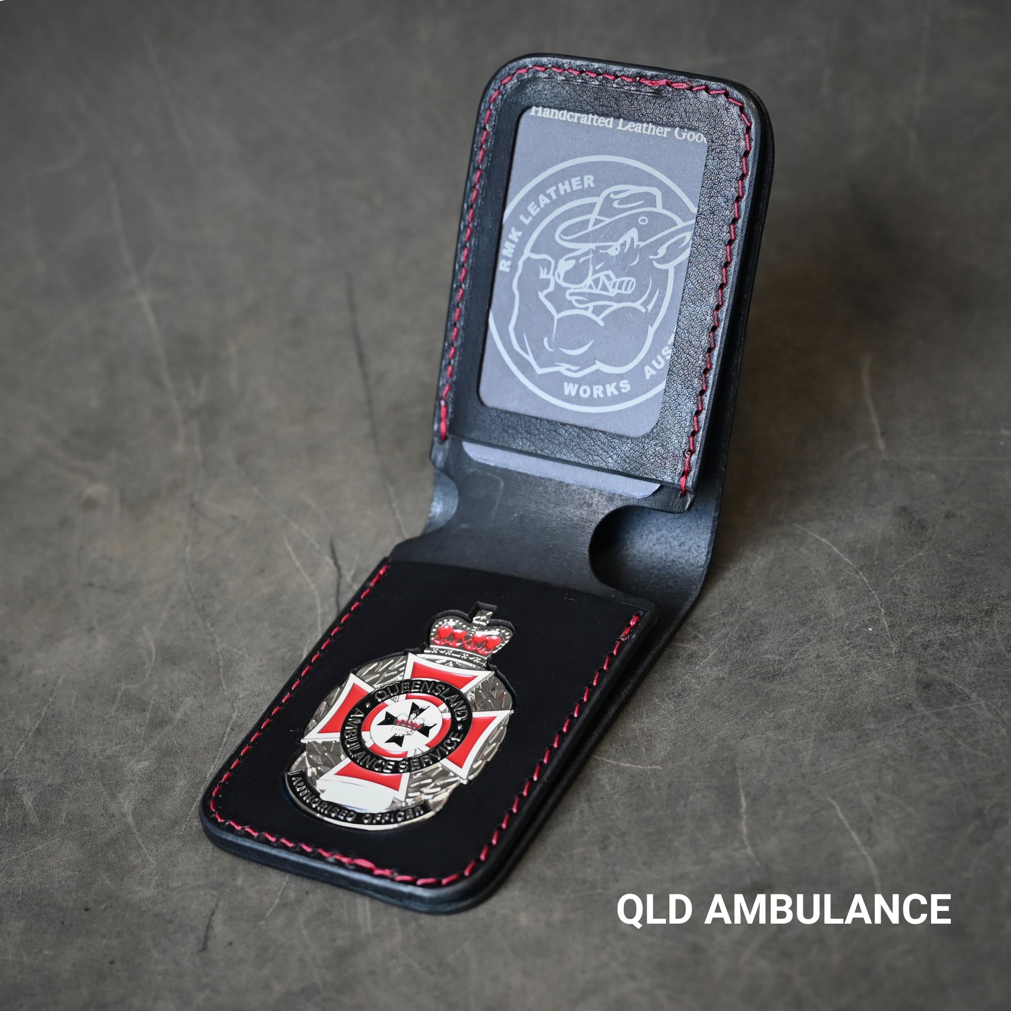 RMK Standard Leather Badge Wallets