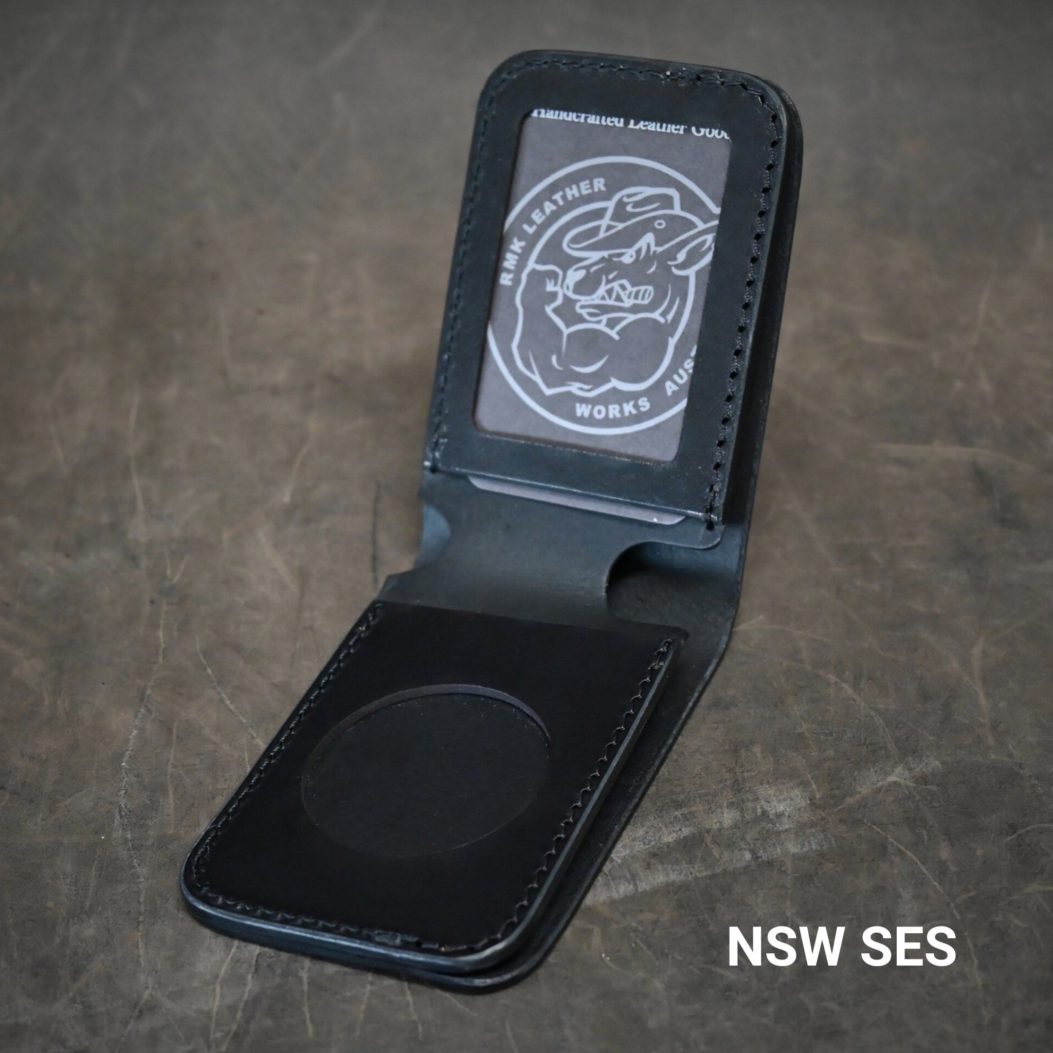 RMK Standard Leather Badge Wallets