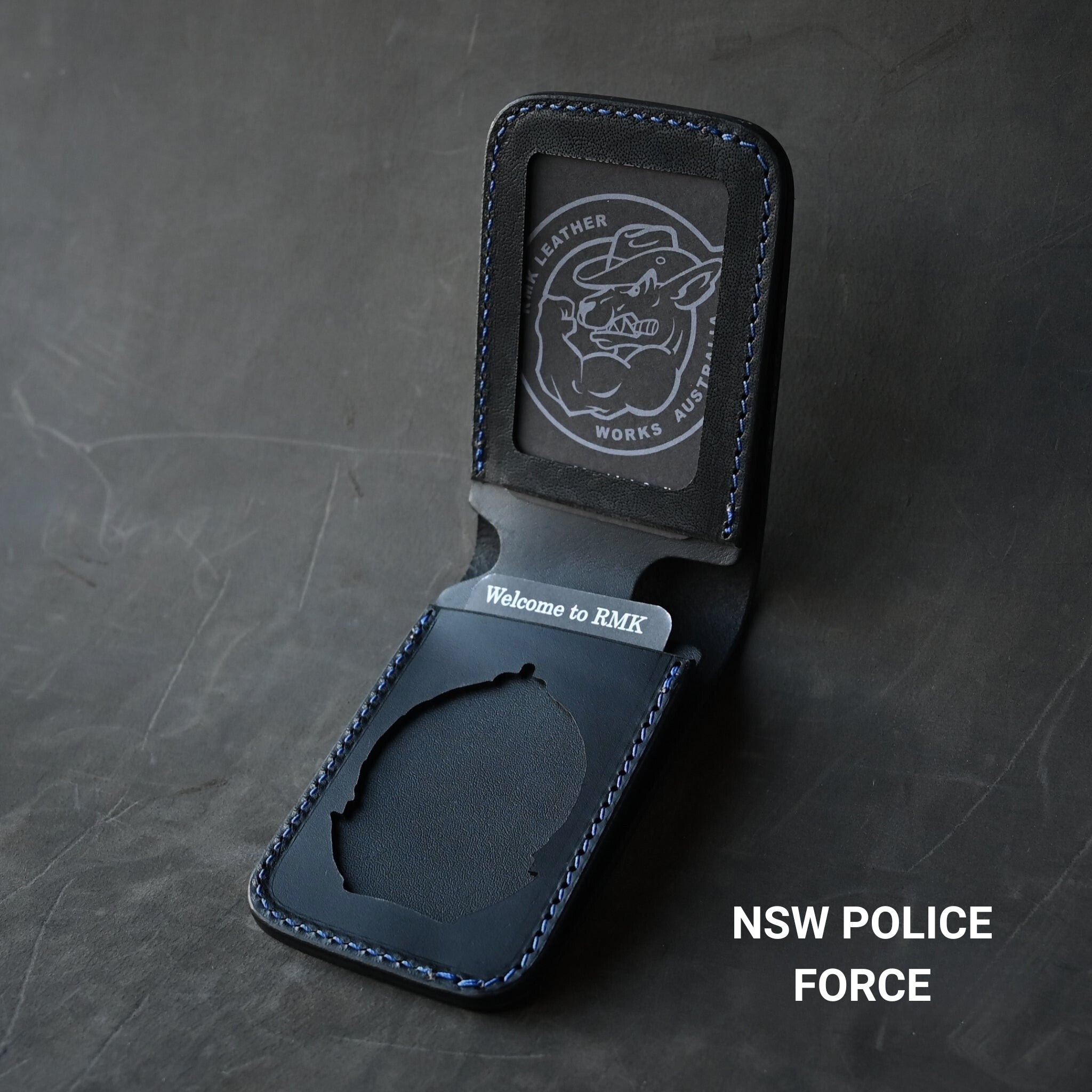 RMK Standard Leather Badge Wallets