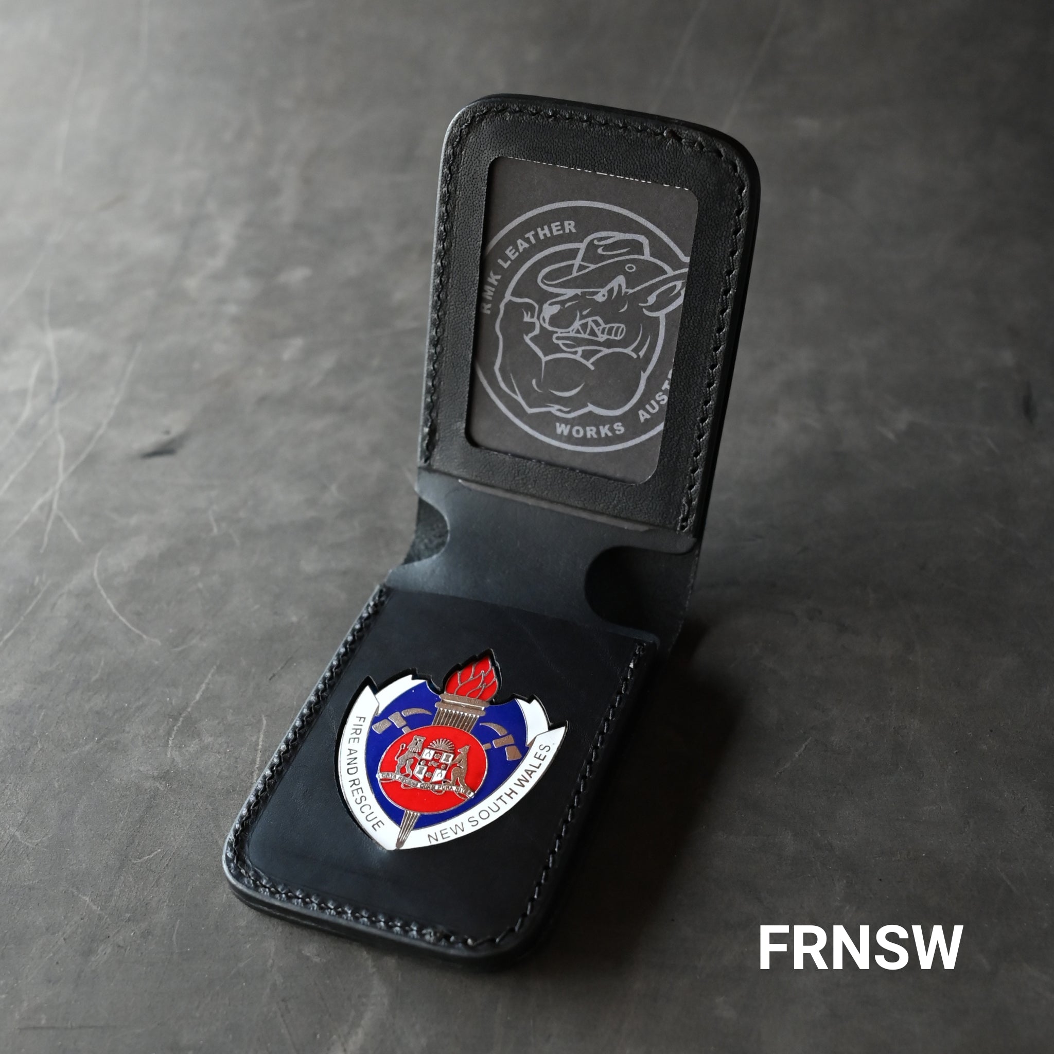 RMK Standard Leather Badge Wallets