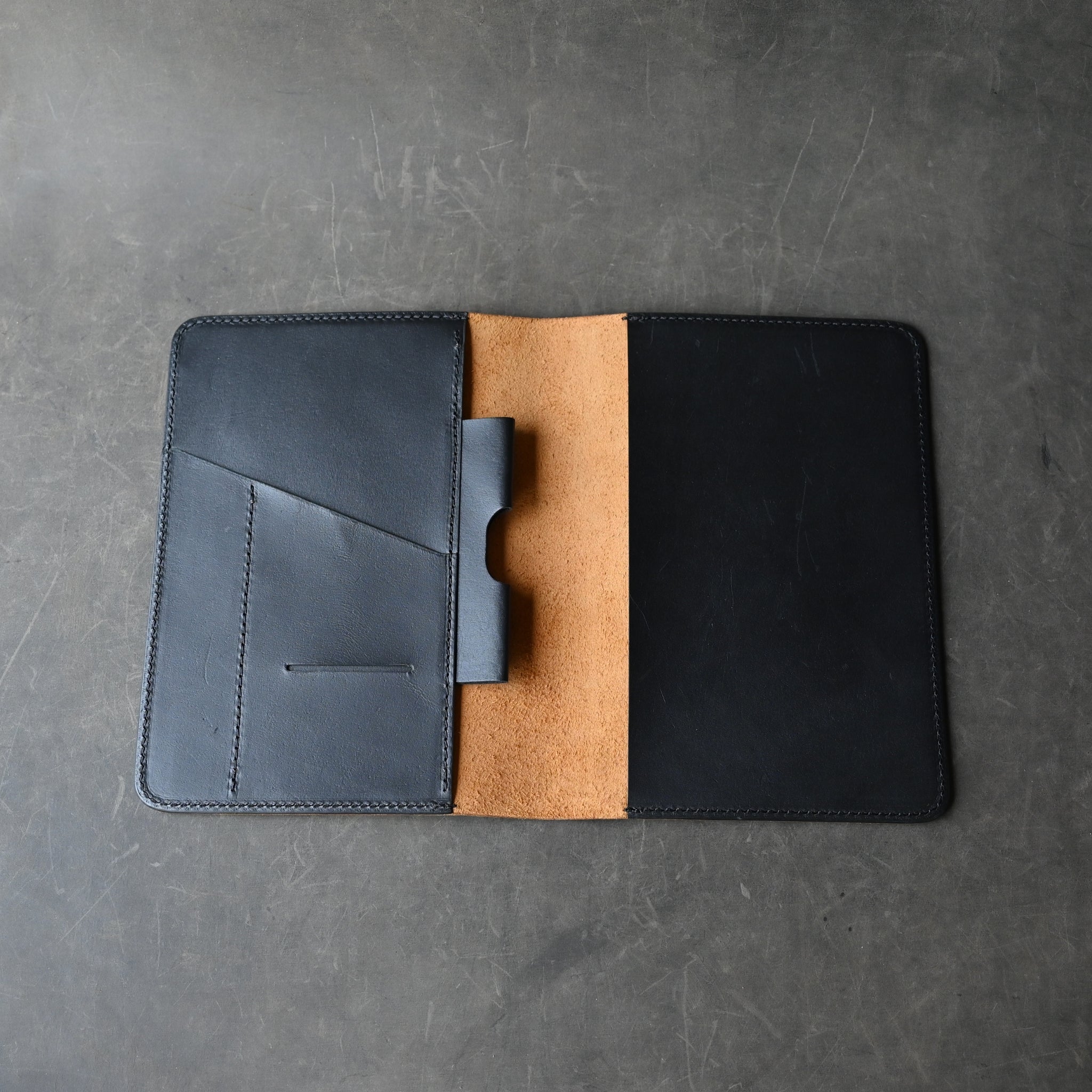 Ready To Ship! A5 Leather Notebook Cover Crazy Horse Bronco