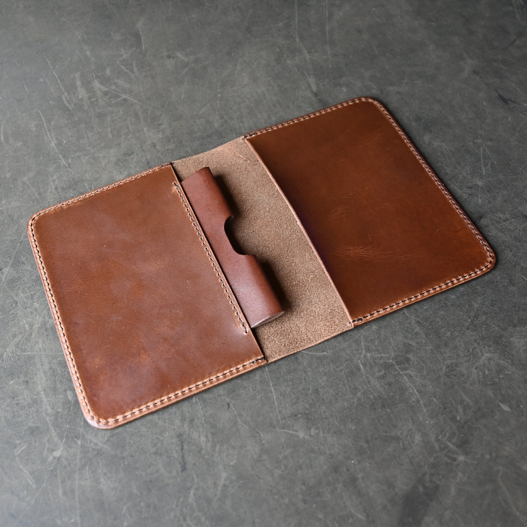 Ready To Ship Basic A6 Leather Notebook Cover Horween
