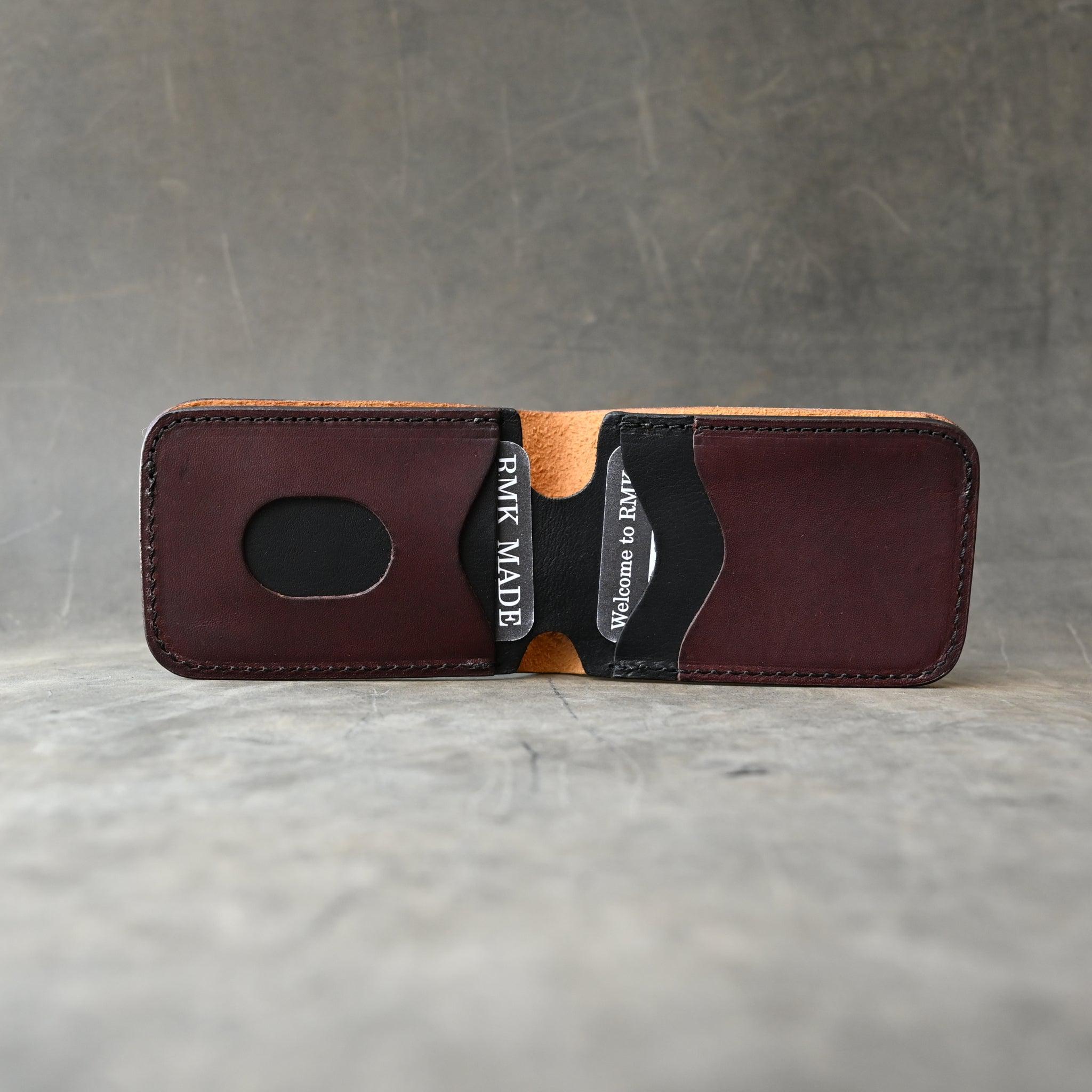 Ready To Ship Classic Minimalist Bifold Wallet Crazy Horse Bronco