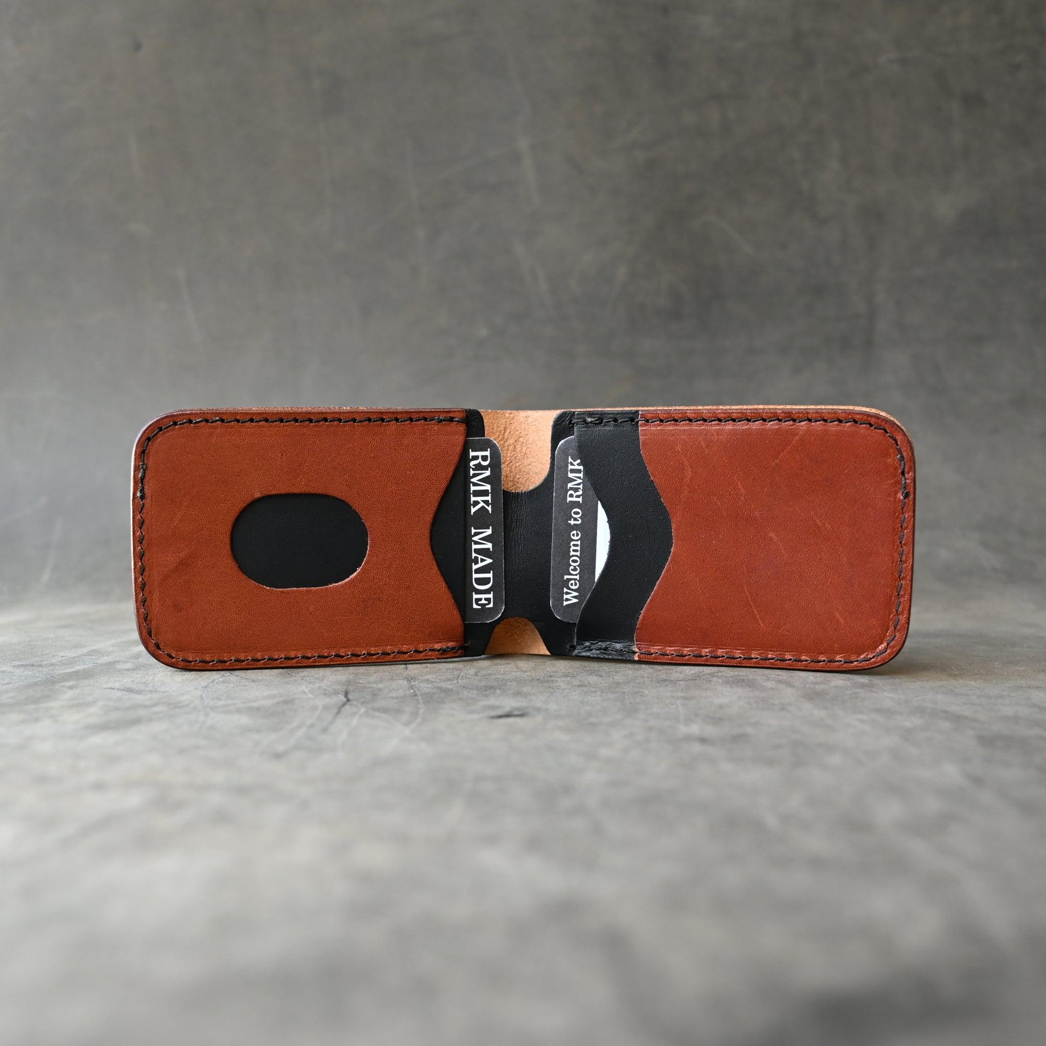 Ready To Ship Combat Wombat Minimalist Bifold Wallet Saddle Tan