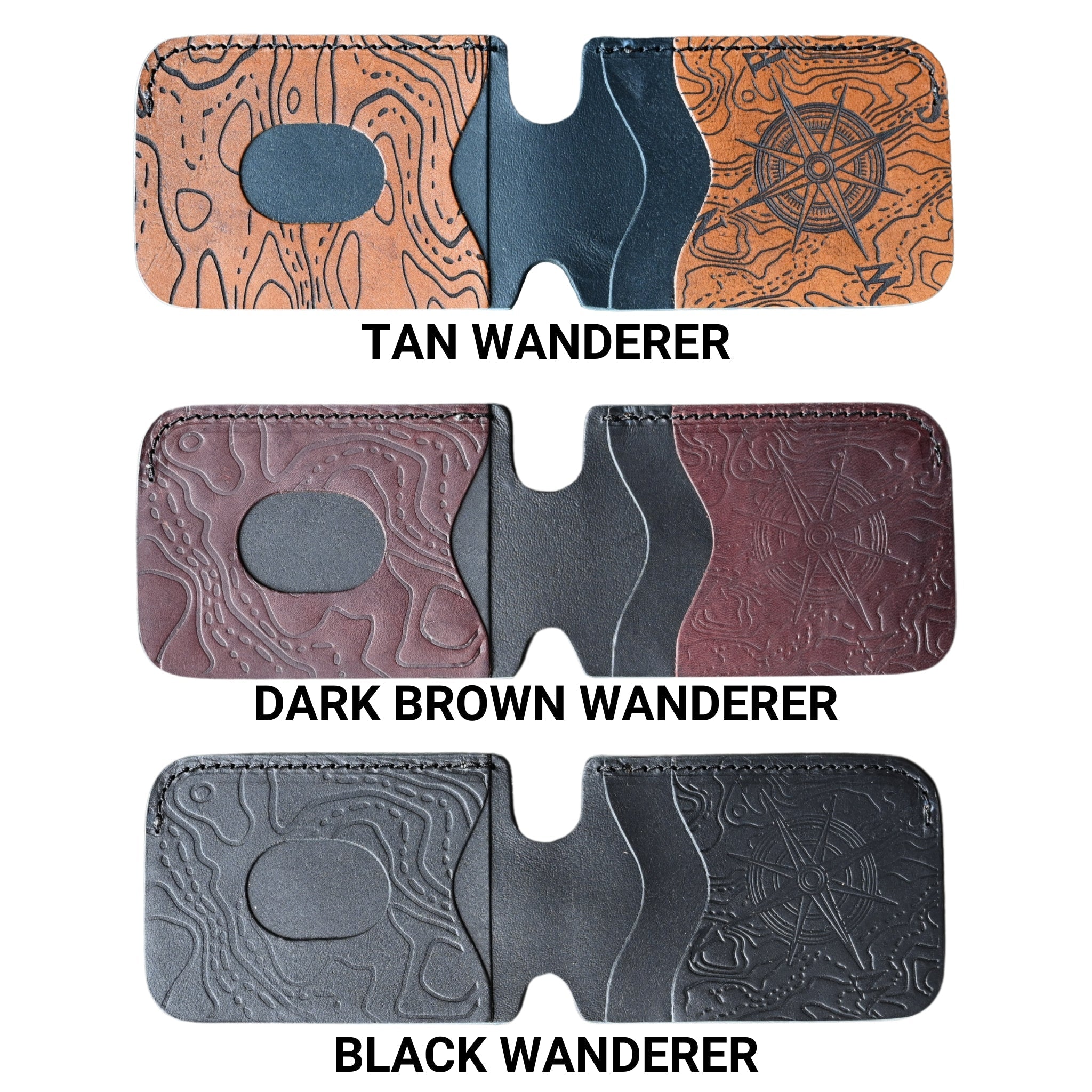 Red Deer Minimalist Bifold Wallet